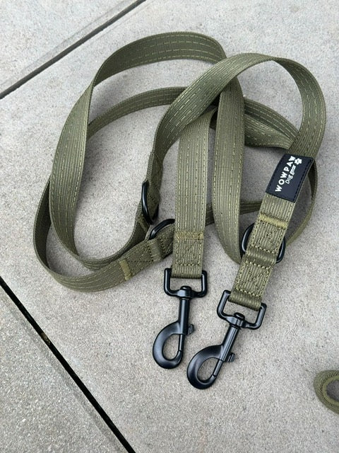 Standard Hundeleine M verstellbar Lnge 2m Army Green