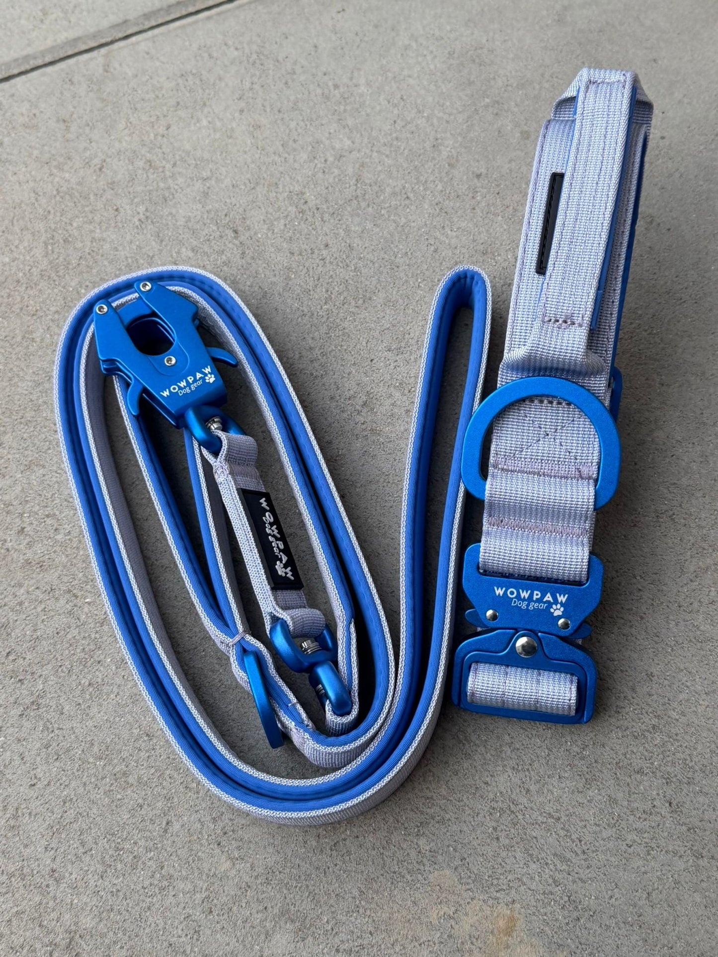 Taktische Hundeleine ULTRA LIGHT Grey Edition, Länge 1,8m