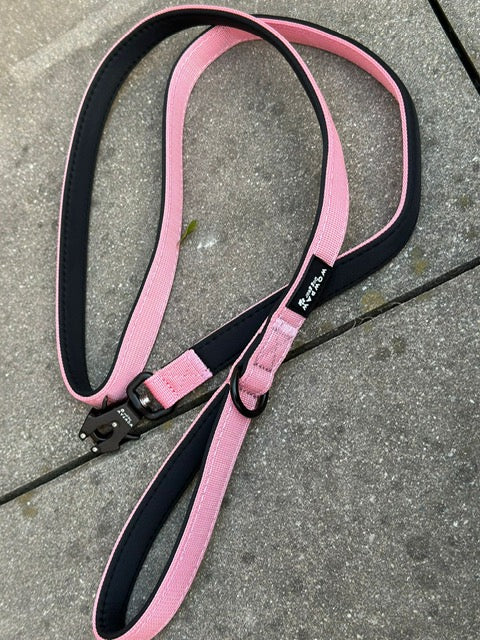 Taktische Hundeleine ULTRA LIGHT XXS Rosa – 1,5 m mit Mini-Froschkarabiner