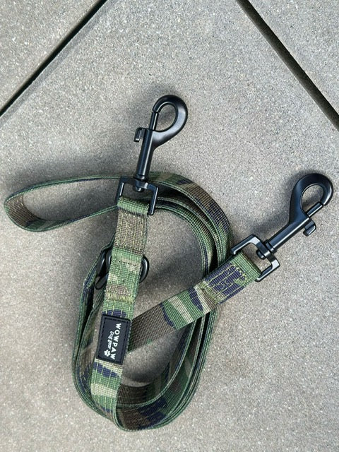 Standard Hundeleine S verstellbar Länge 2m Army Green Camouflage