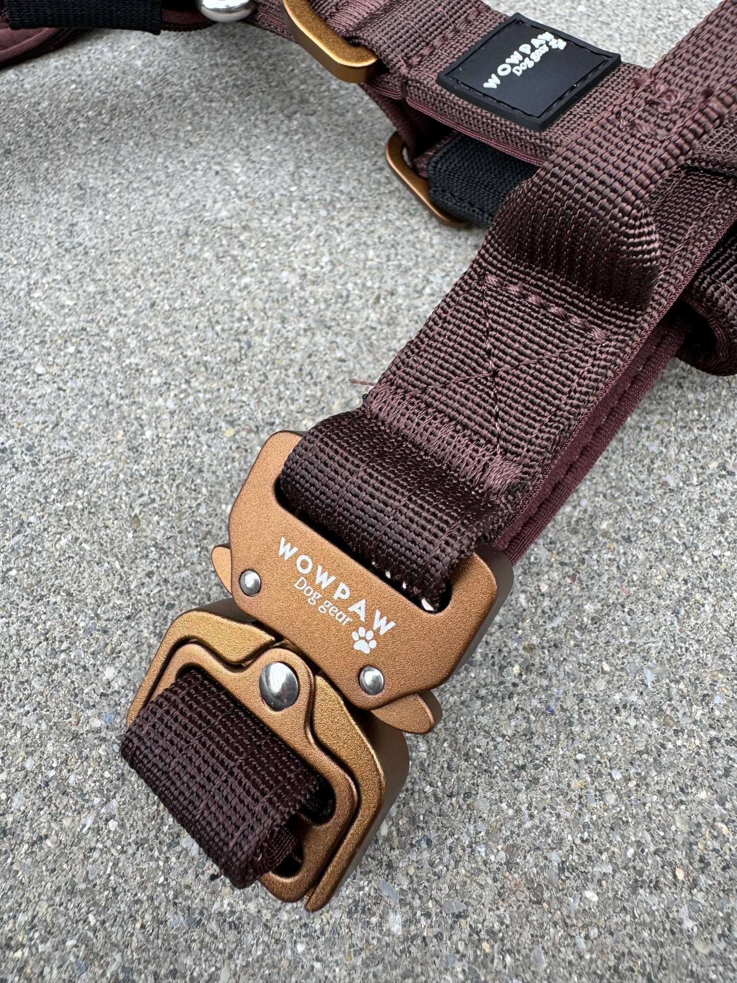 Hochwertiges Hundegeschirr XS Espresso Braun Edition