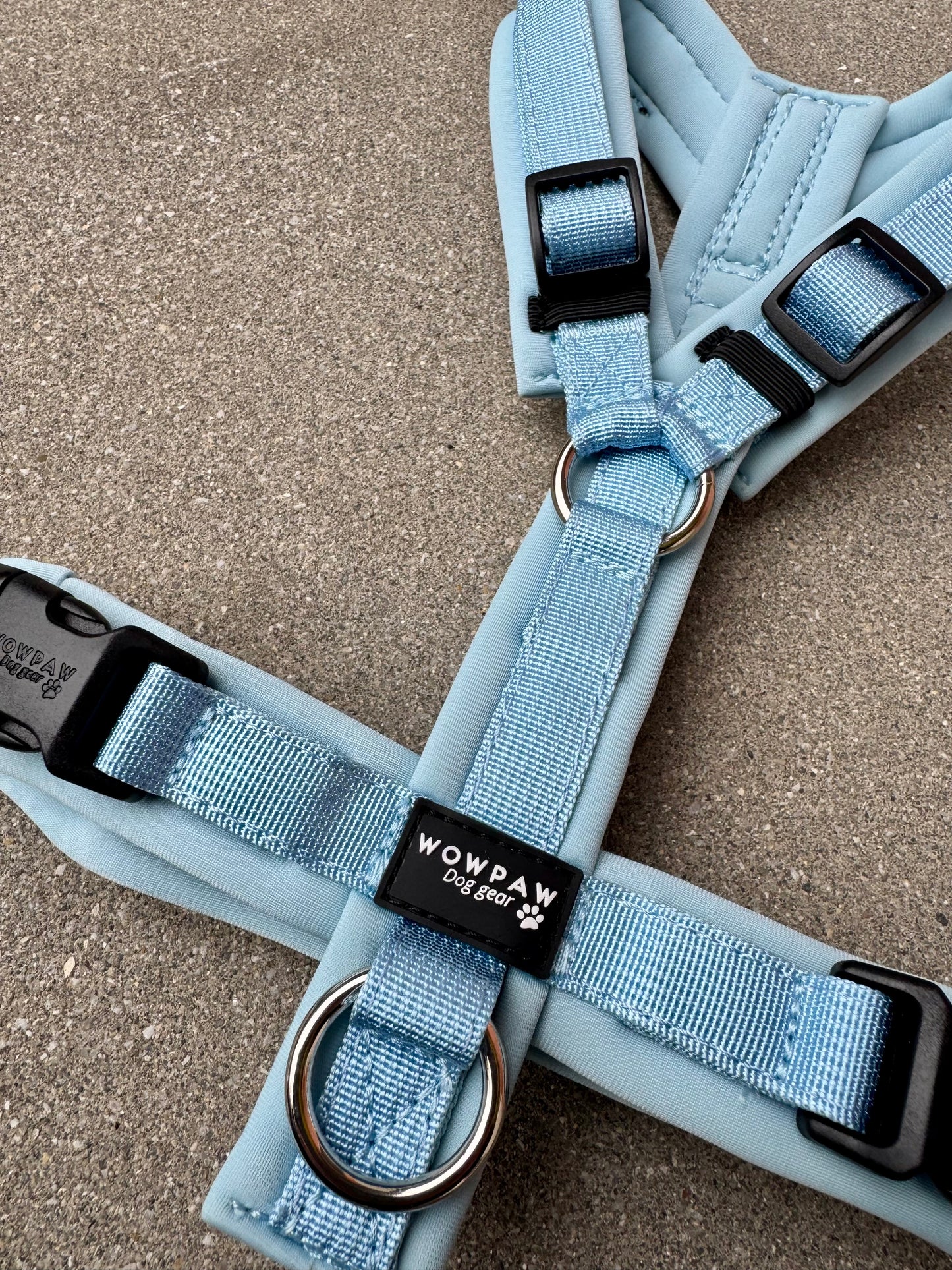 Hochwertiges Hundegeschirr FLOW Sky Blue Edition