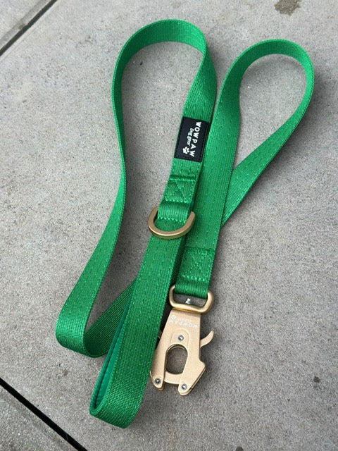 Taktische Hundeleine ULTRA LIGHT SOFTLINE Grün Edition, Länge: 1,4m