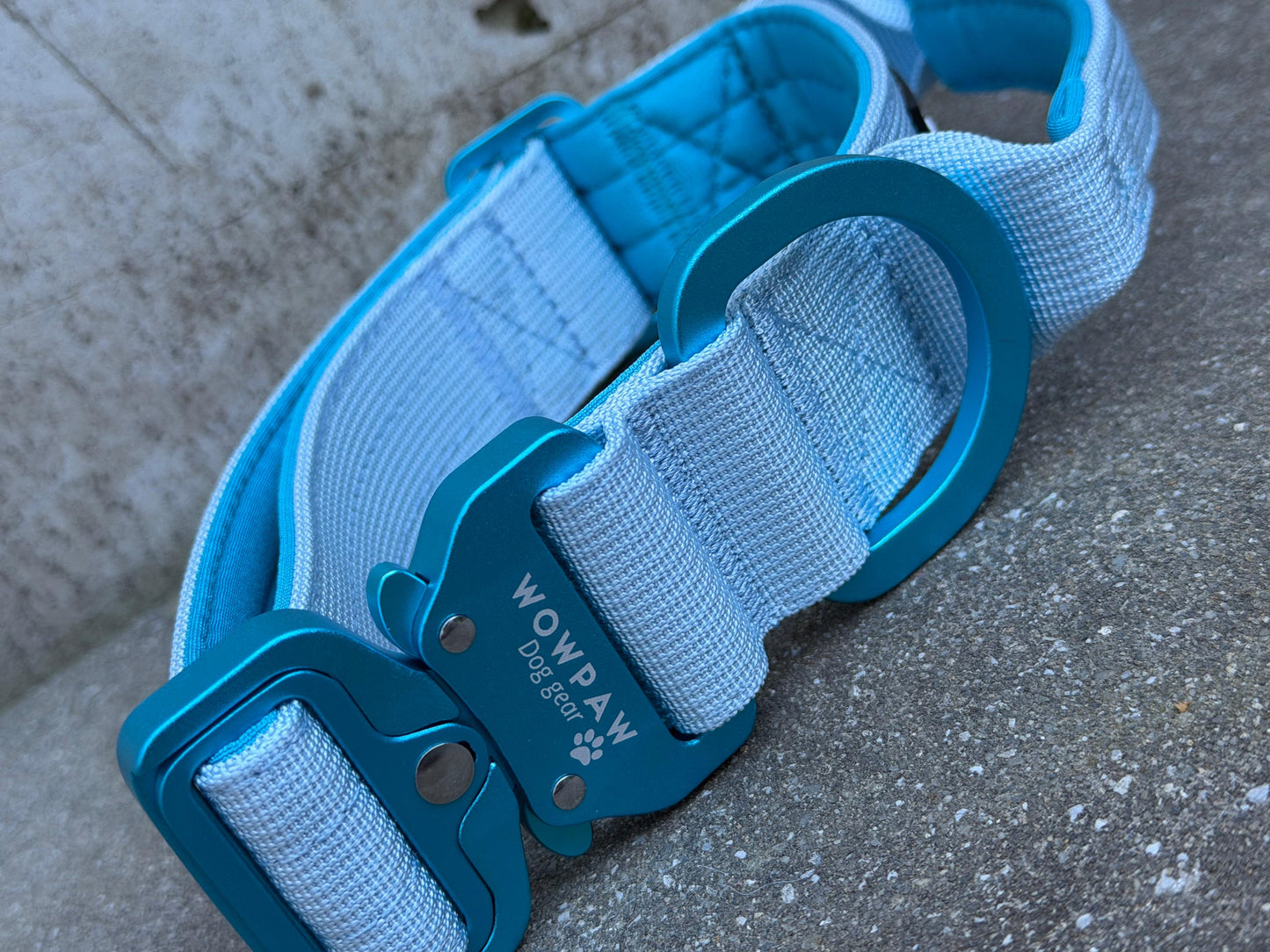 Obroża taktyczna dla psa ULTRA LIGHT Sky Blue Edition S