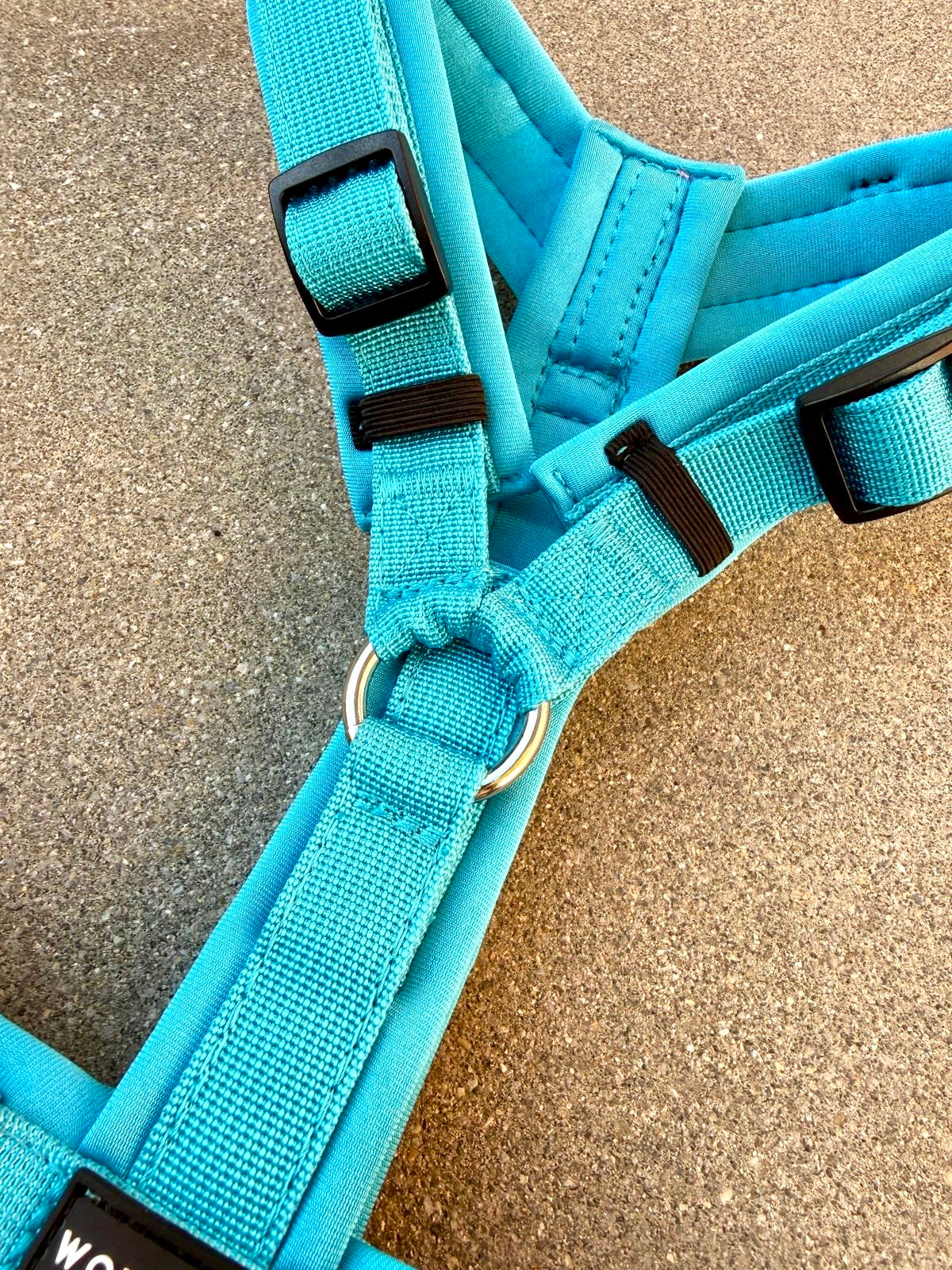 Hochwertiges Hundegeschirr FLOW Hellblau Edition