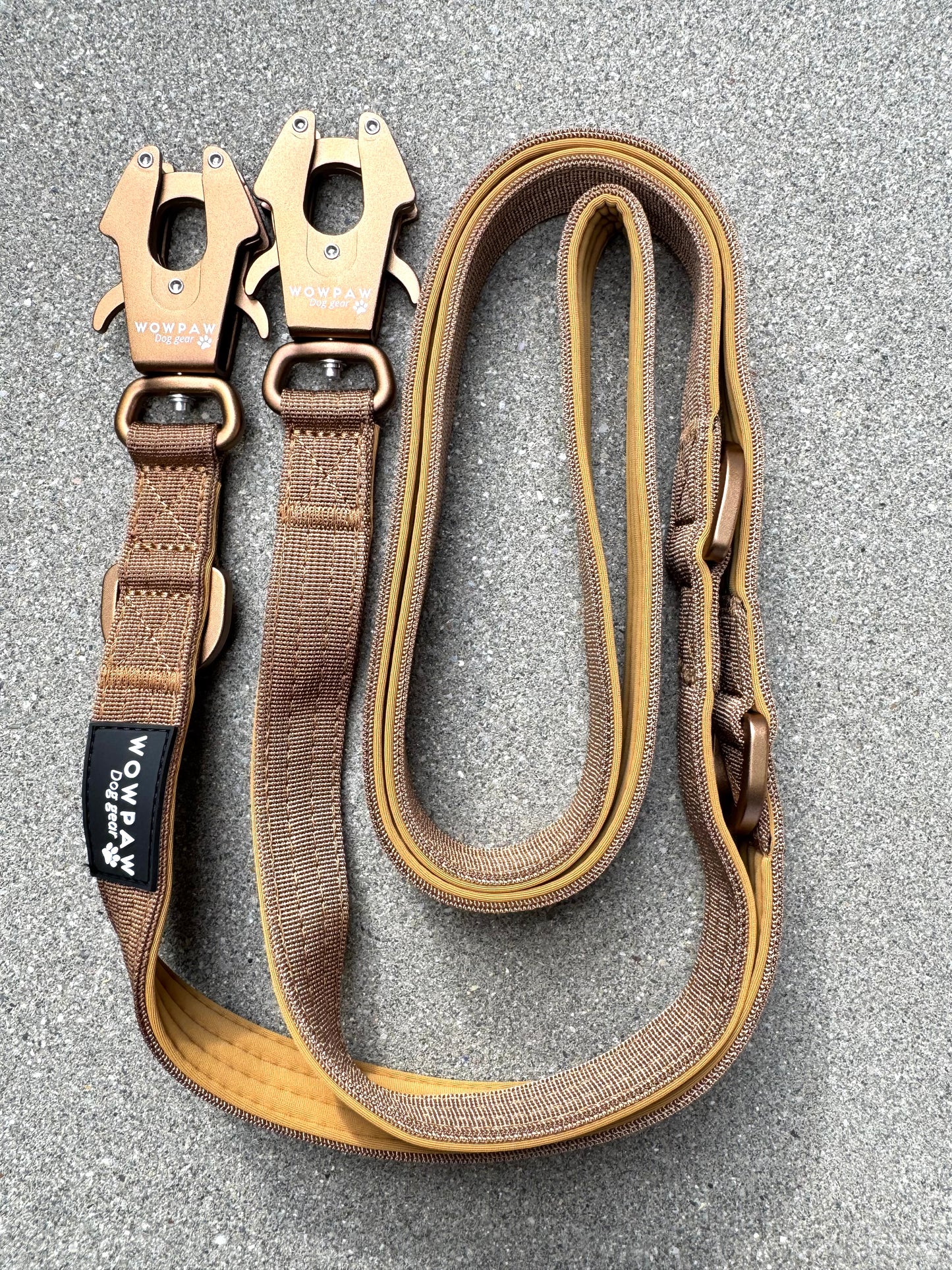 Smycz taktyczna dla psa ULTRA LIGHT Burgundy Edition długość 2m regulowana