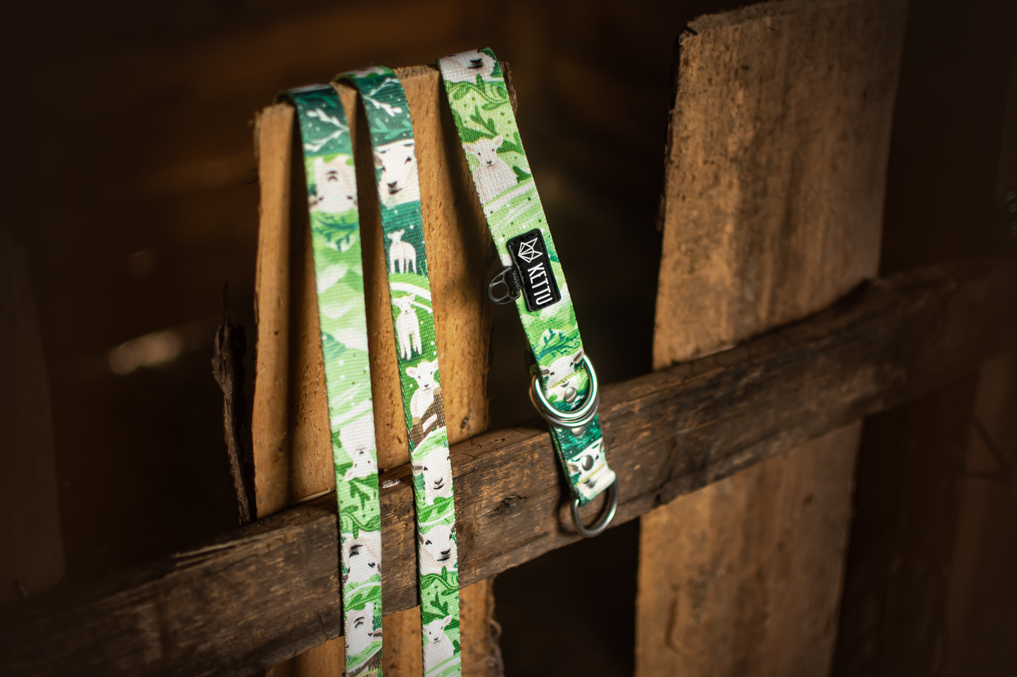 KETTU Halbzug Hundehalsband Sheep