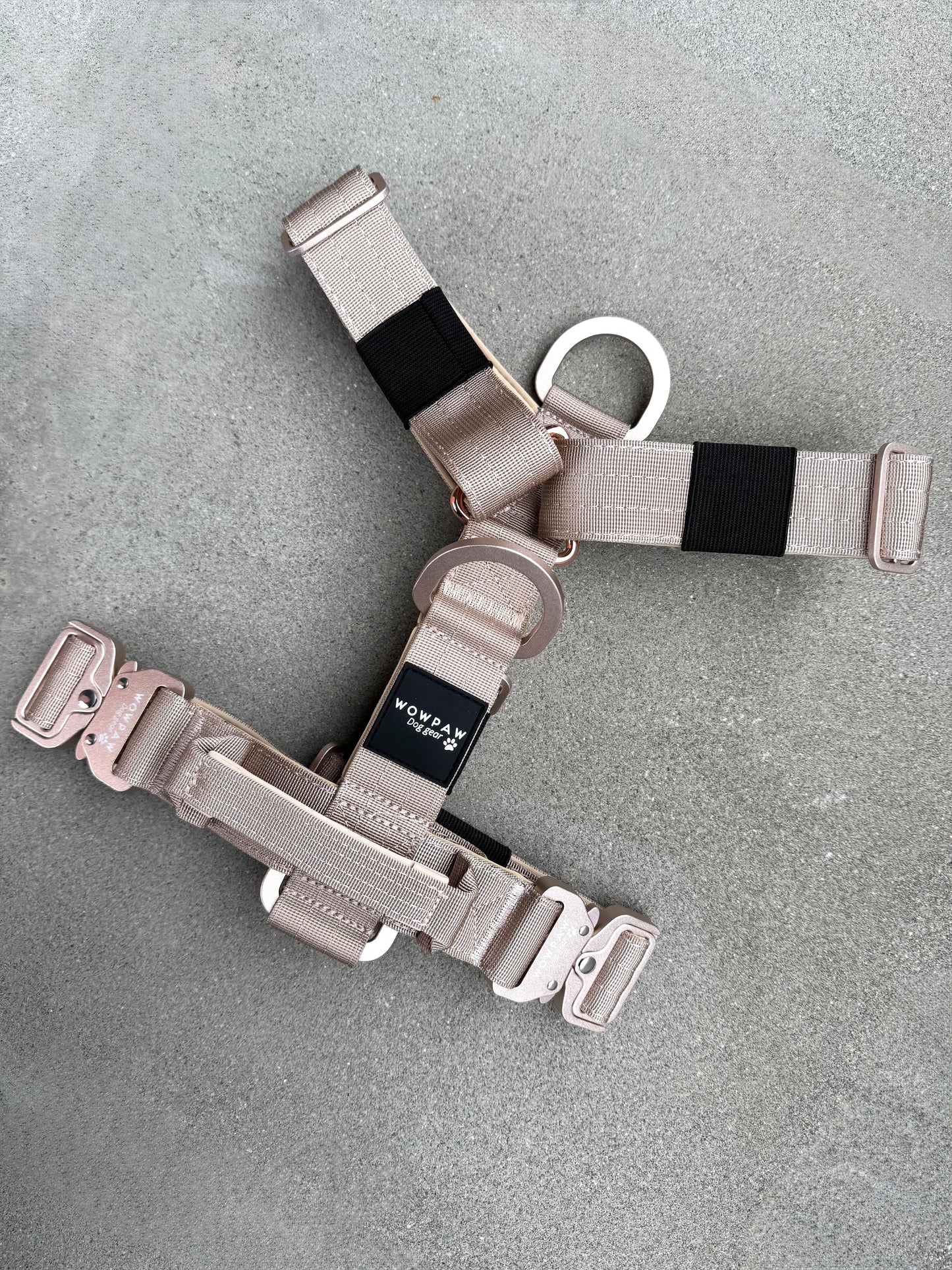 Hochwertiges Hundegeschirr M Beige Edition