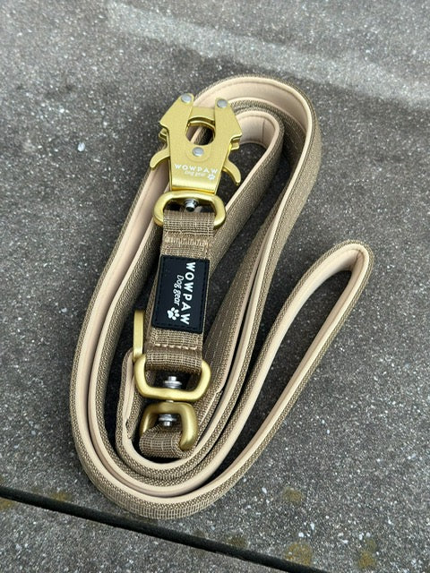 Smycz taktyczna dla psa ULTRA LIGHT Sky Blue Edition, długość 1,8m