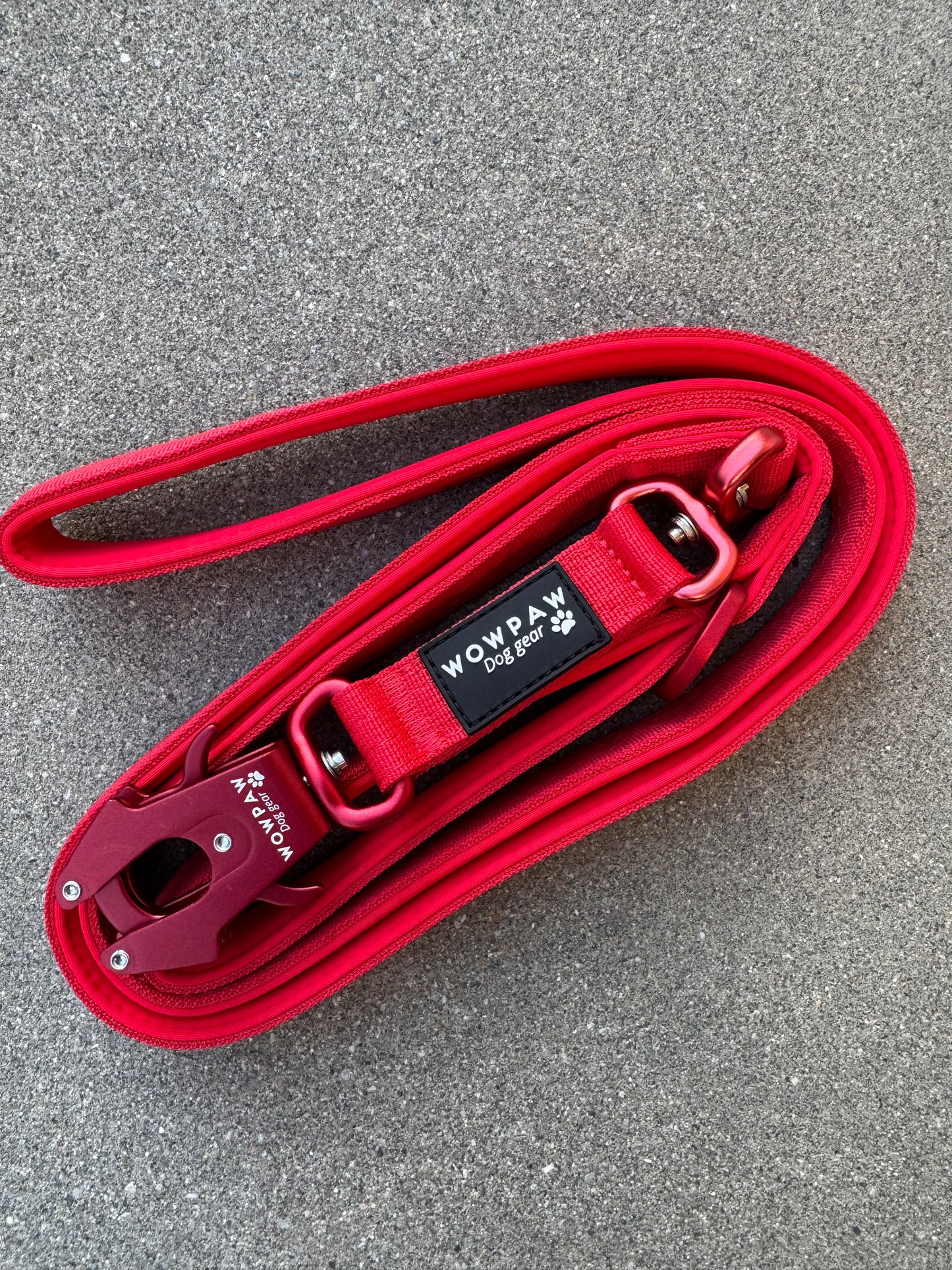 Taktische Hundeleine ULTRA LIGHT Red Edition, Länge 1,8m