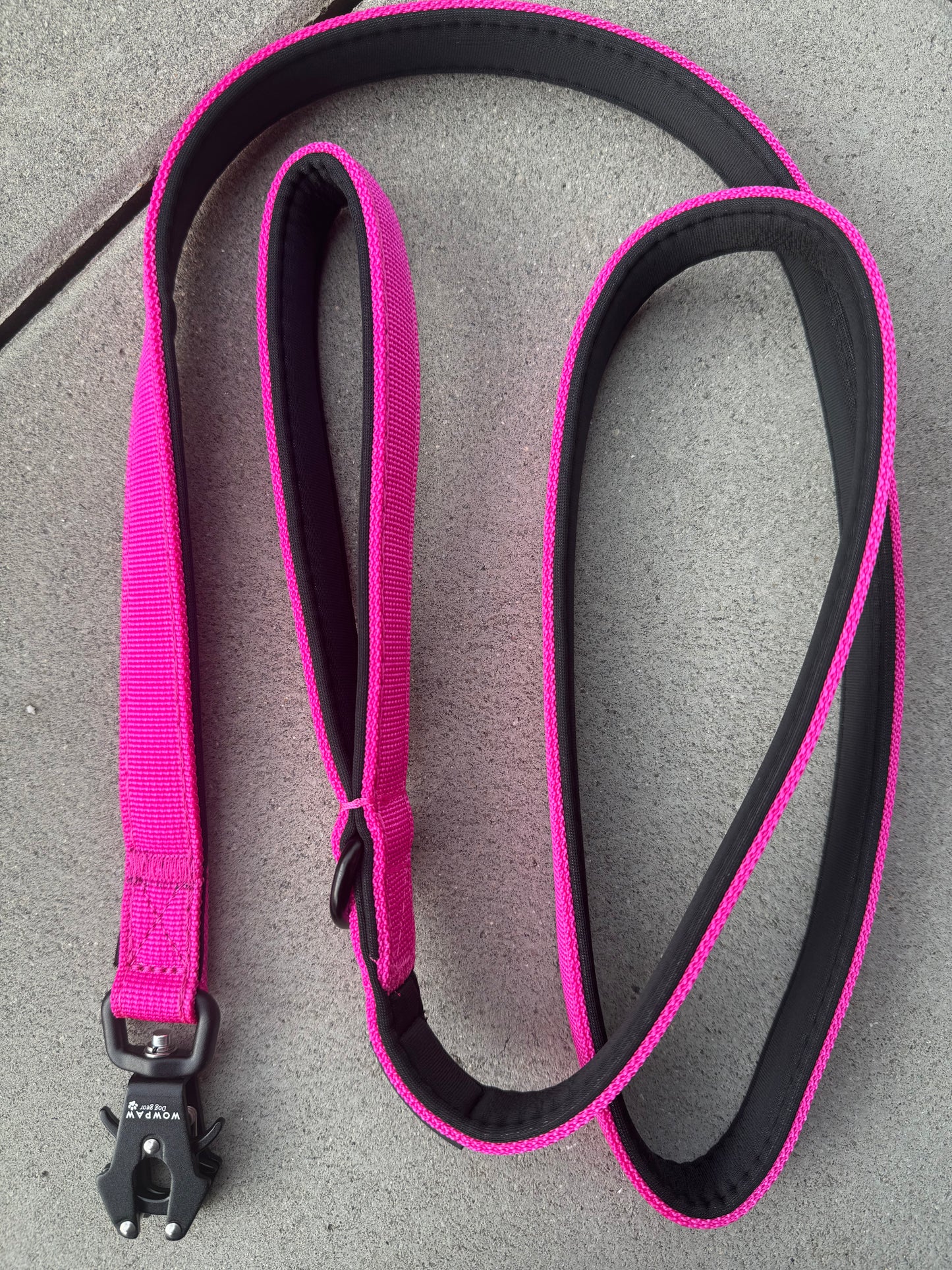 Taktische Hundeleine ULTRA LIGHT XXS Magenta – 1,5 m mit Mini-Froschkarabiner