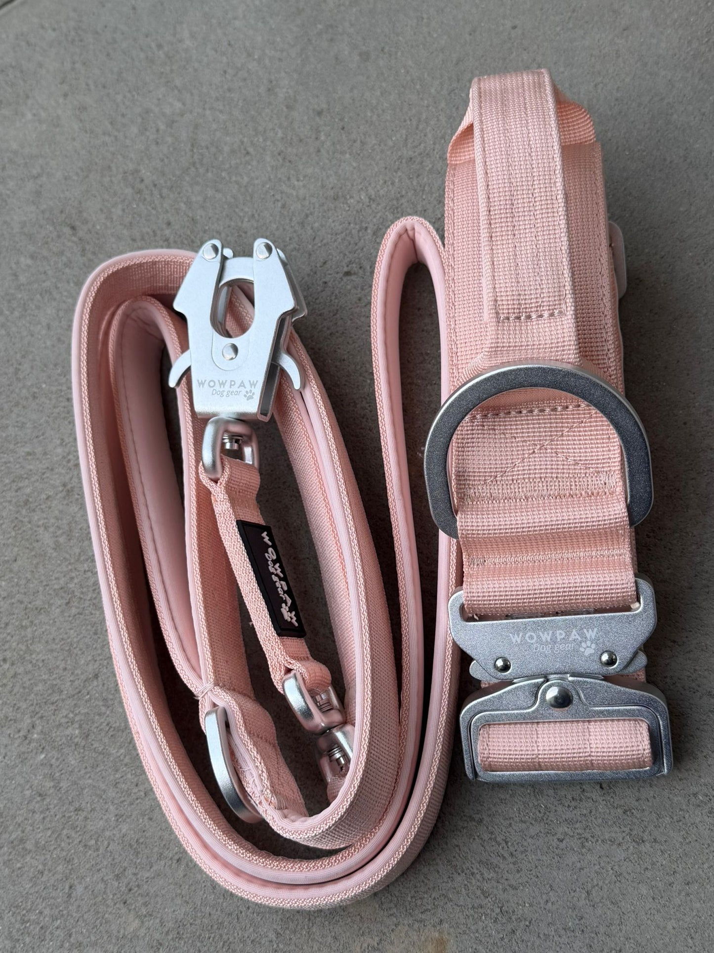 Taktisches Hundehalsband ULTRA LIGHT 5cm Peach Edition S