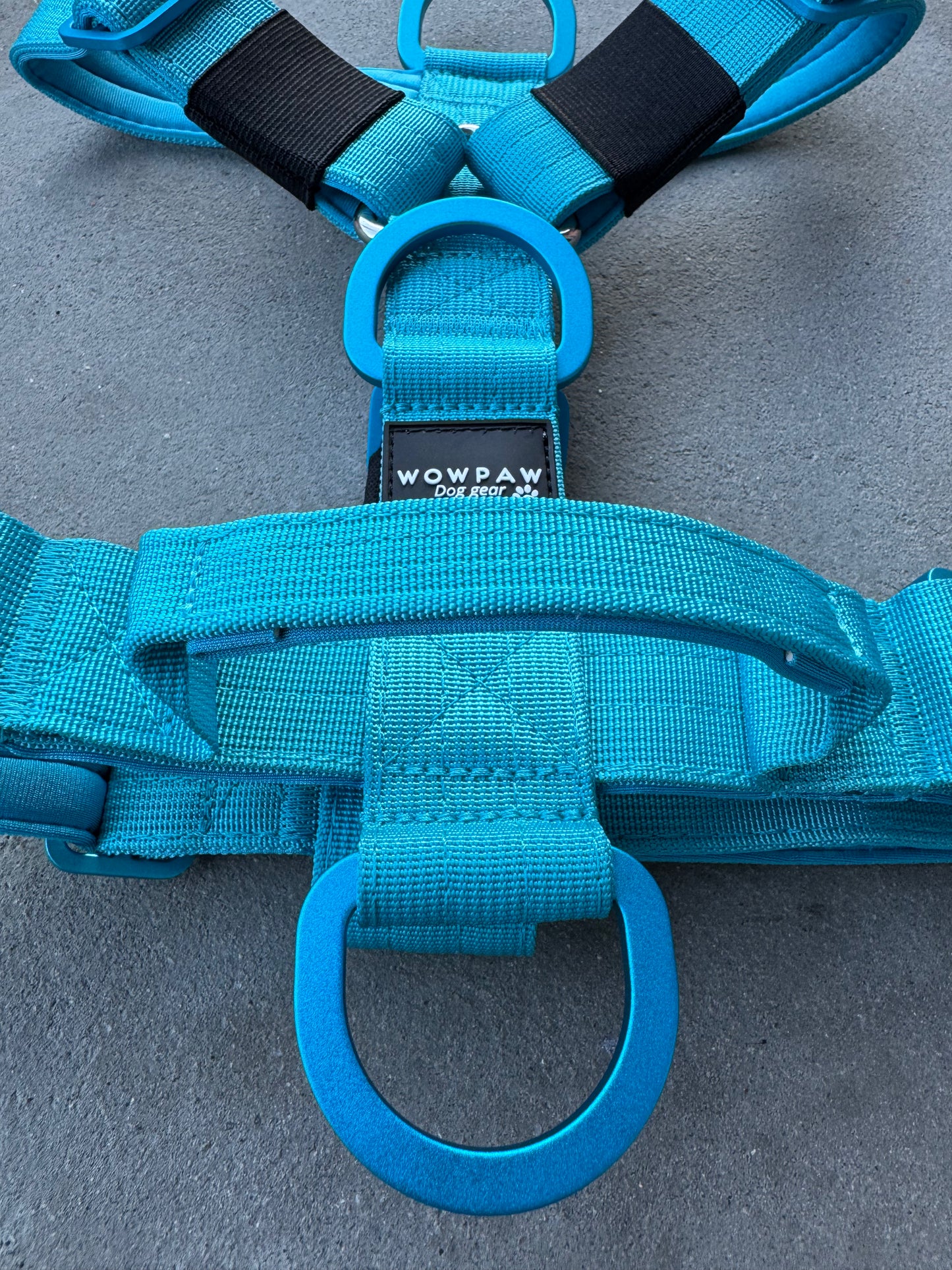 Hochwertiges Hundegeschirr L Hellblau Edition