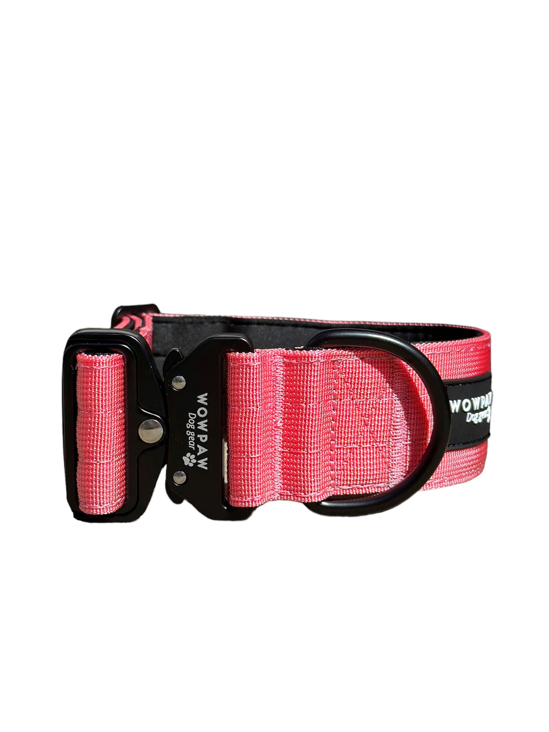 Hochwertiges taktisches Hundehalsband ohne Griff Rosa Gre M  Wowpaw  Online Shop