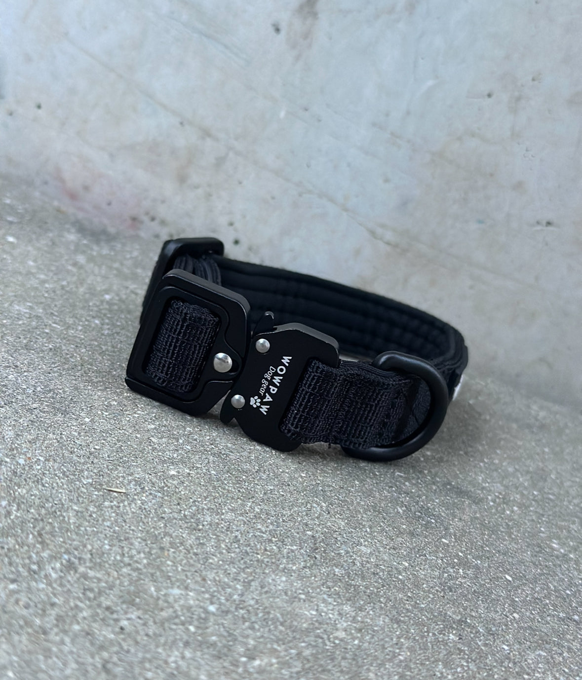 Obroża taktyczna dla psa ULTRA LIGHT czarna XXS