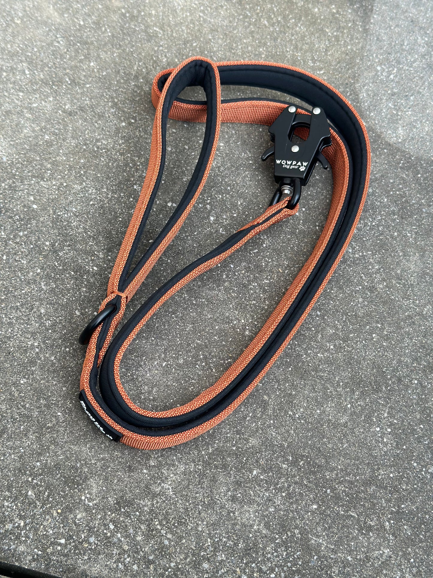 Taktische Hundeleine ULTRA LIGHT Kupfer, Länge 1,2m XS