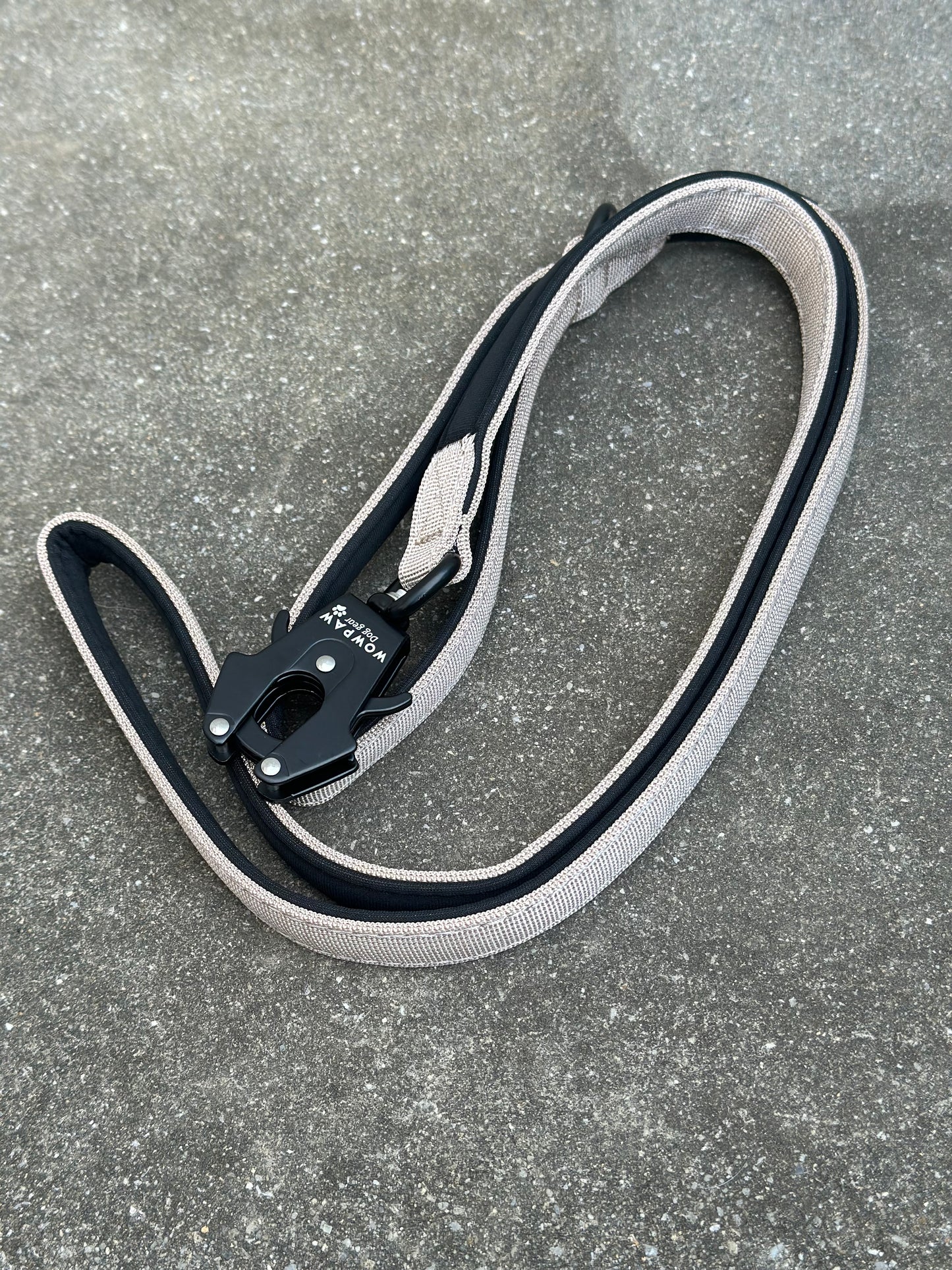 Smycz taktyczna dla psa ULTRA LIGHT Beige, długość 1,5m XS