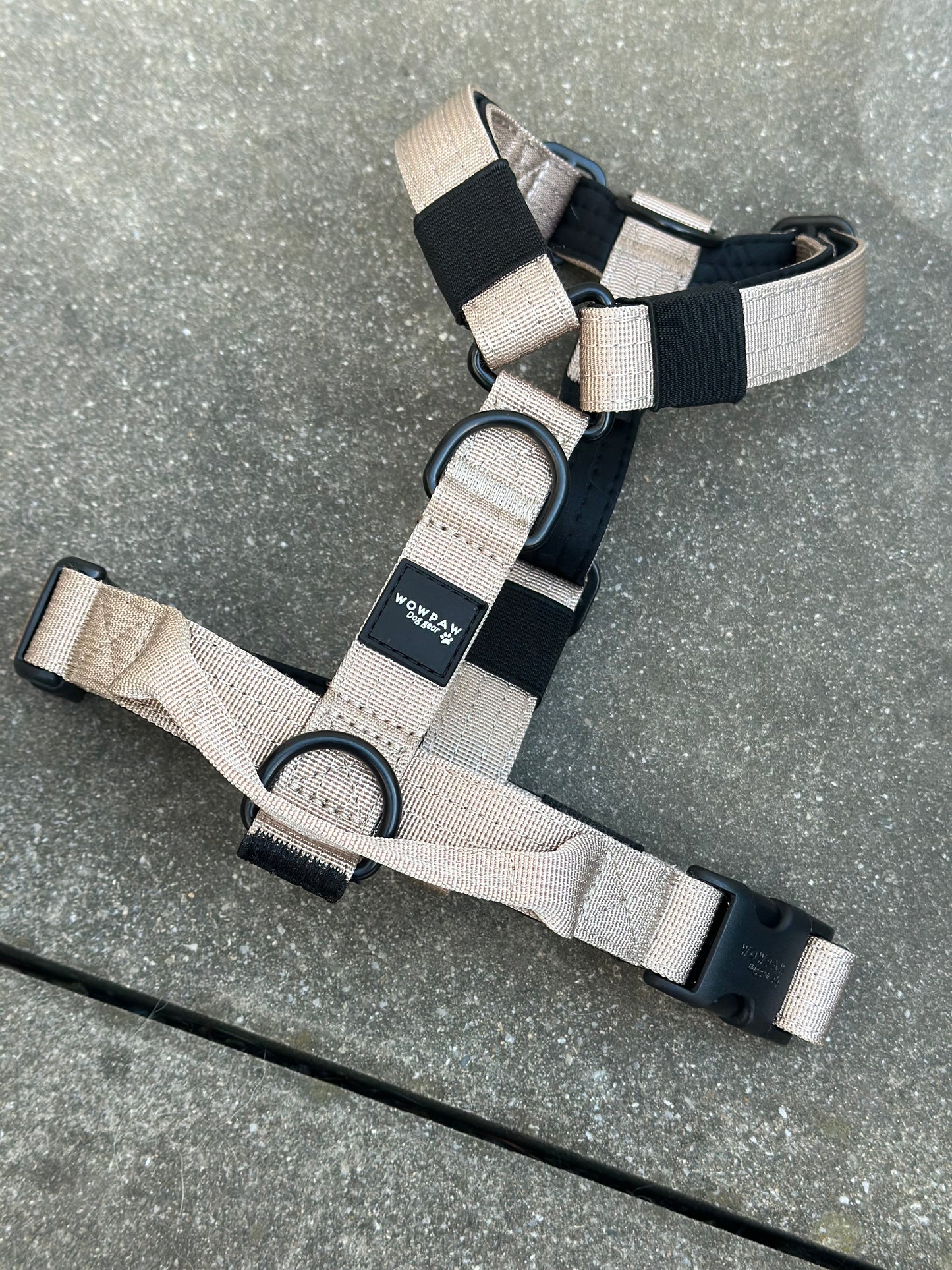 Wysokiej jakości szelki dla psa XS Beżowe