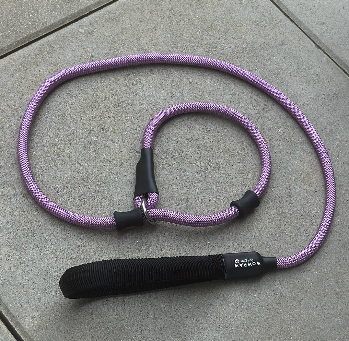 Długość smyczy retrievera 140cm jasnofioletowa