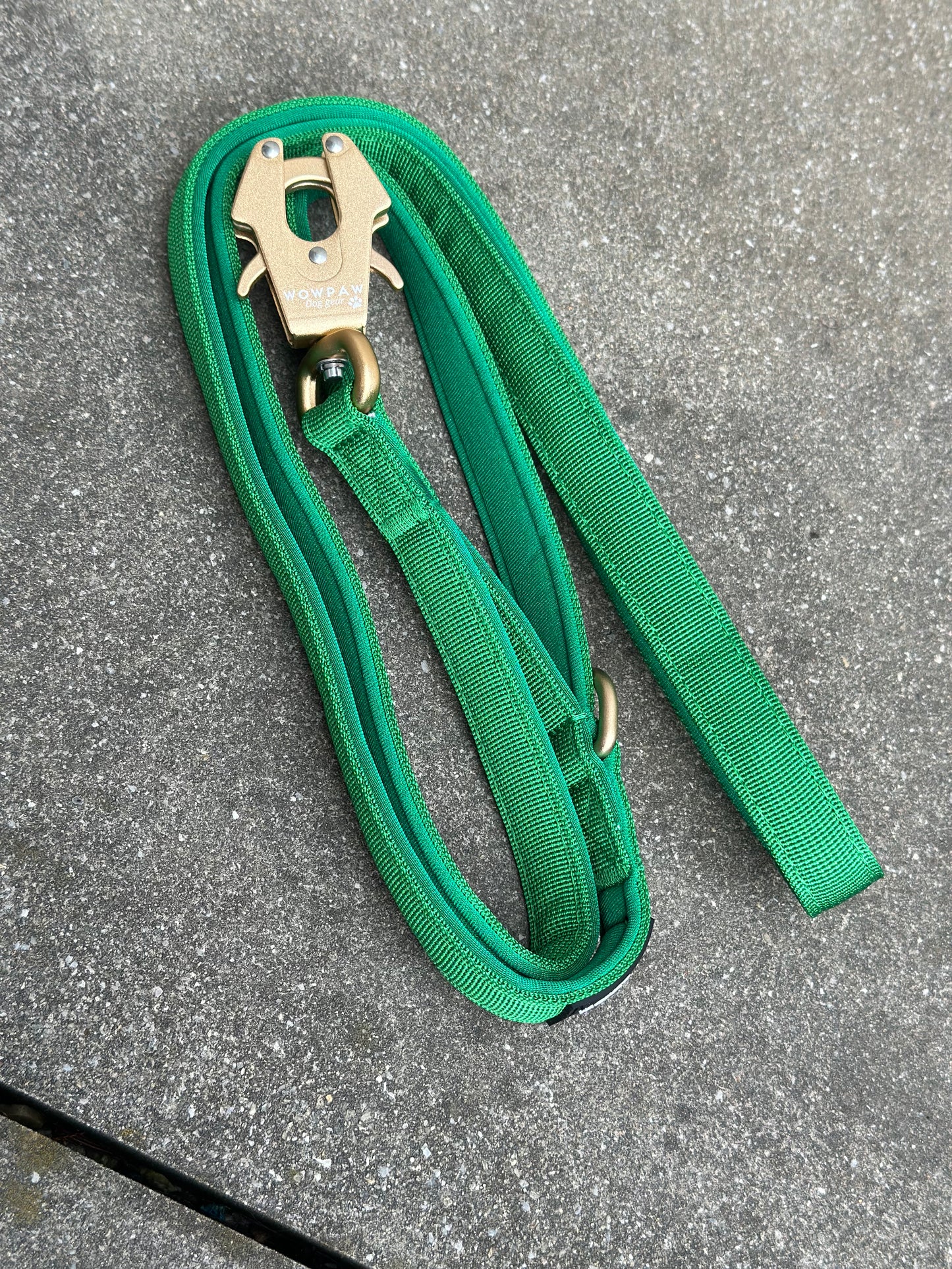 Taktische Hundeleine ULTRA LIGHT Grün Edition, Länge 1,5m XS