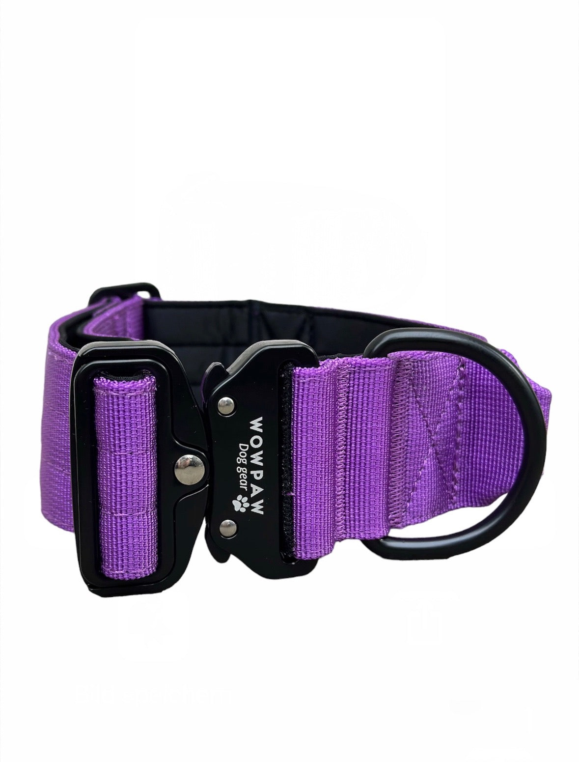 Hochwertiges taktisches Hundehalsband Dunkel Lila Größe M – Wowpaw Online  Shop