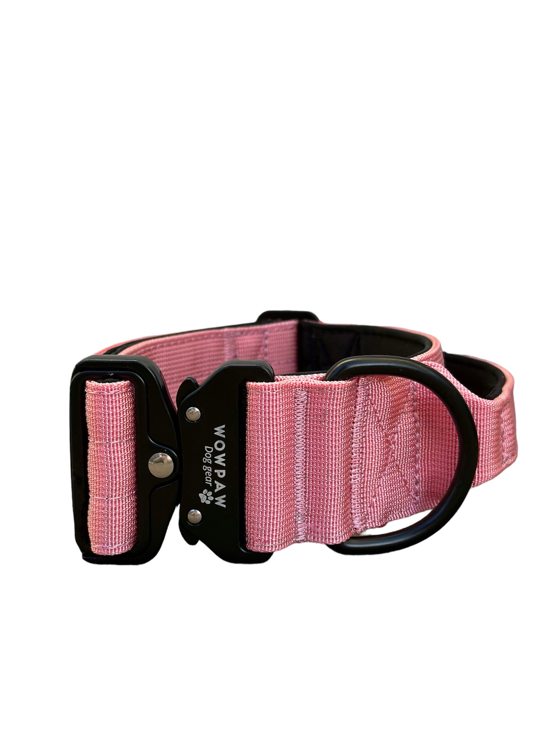 Hochwertiges taktisches Hundehalsband Rosa Größe S – Wowpaw Online Shop