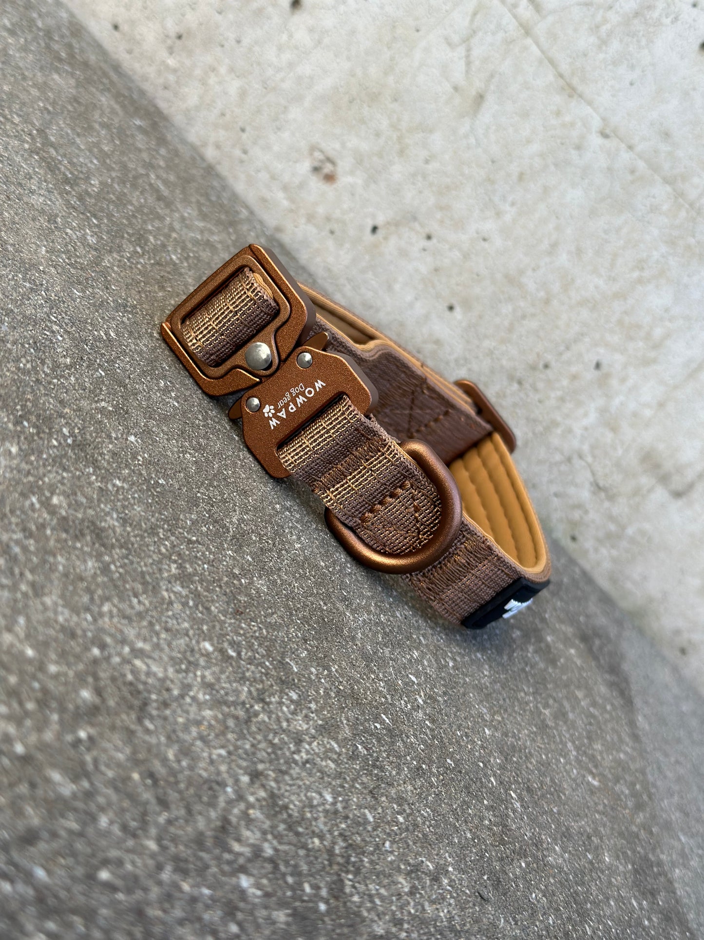 Obroża taktyczna dla psa ULTRA LIGHT Brown Edition XS