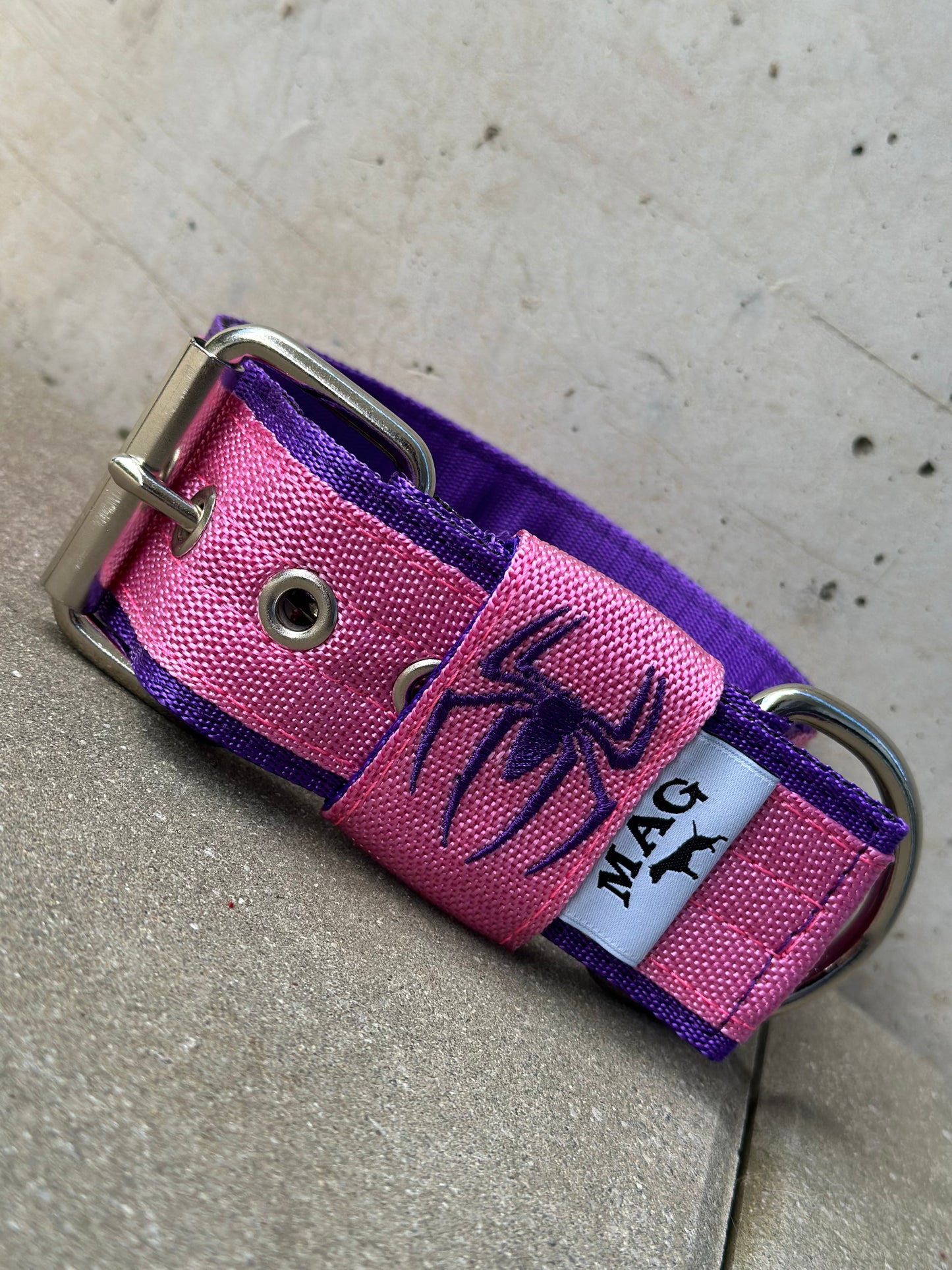 MAG Web Hundehalsband Spider Lila
