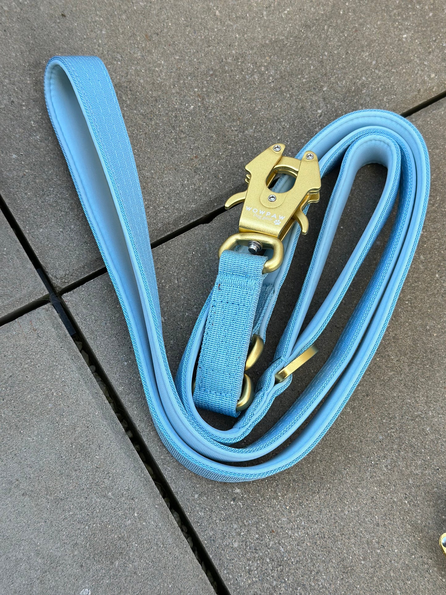 Taktische Hundeleine ULTRA LIGHT Sky Blue Edition, Länge 1,8m