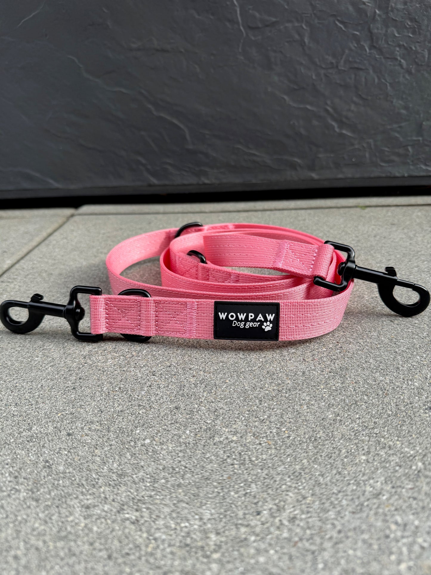 Standard Hundeleine M verstellbar Länge 2m Rosa