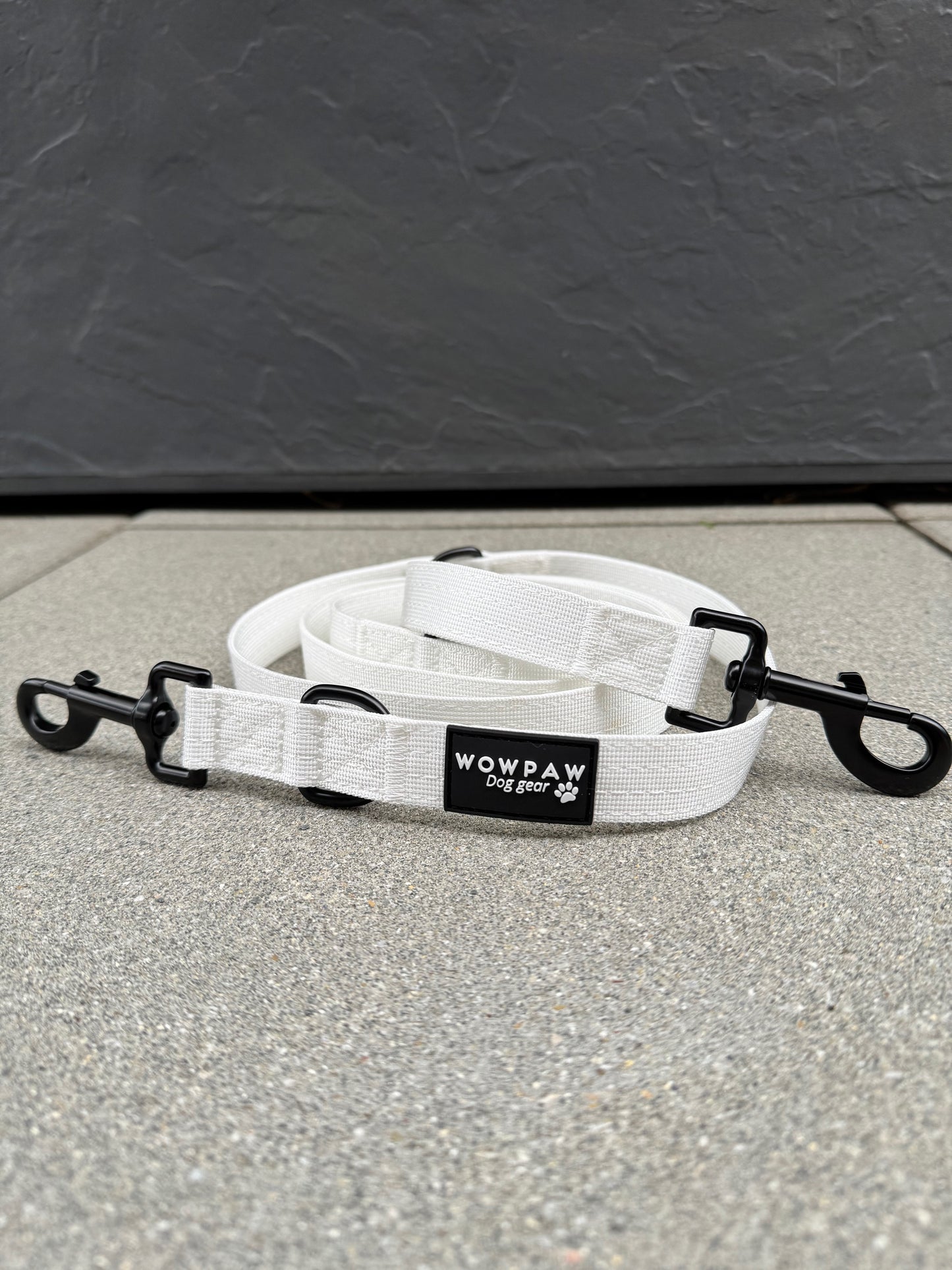 Standard Hundeleine M verstellbar Länge 2m Weiß