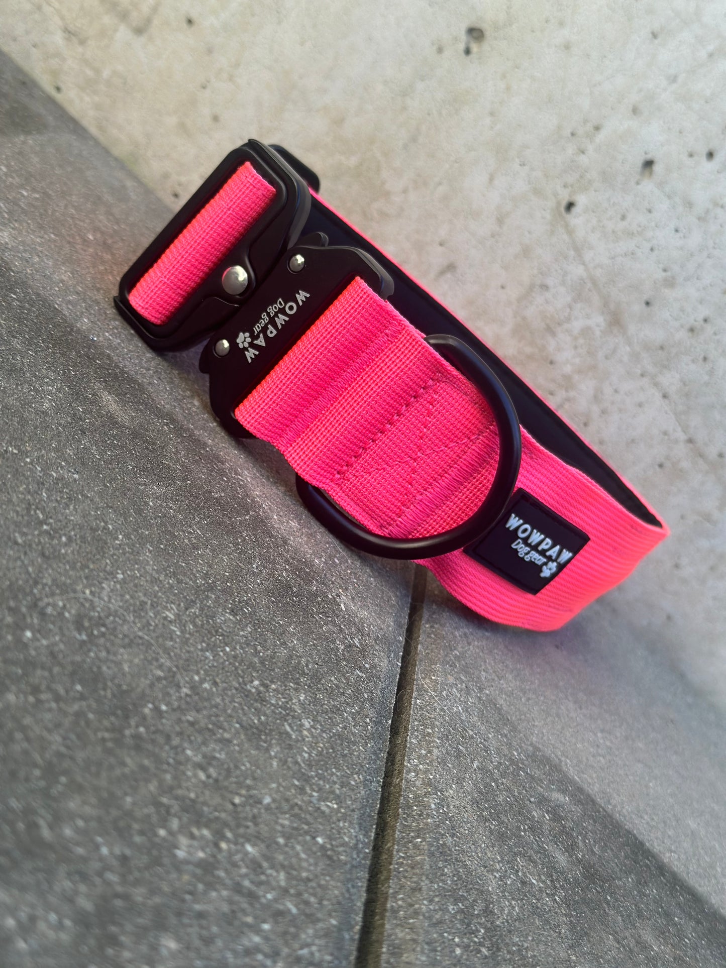 LED-Obroża dla psa Neonpink Rozmiar M
