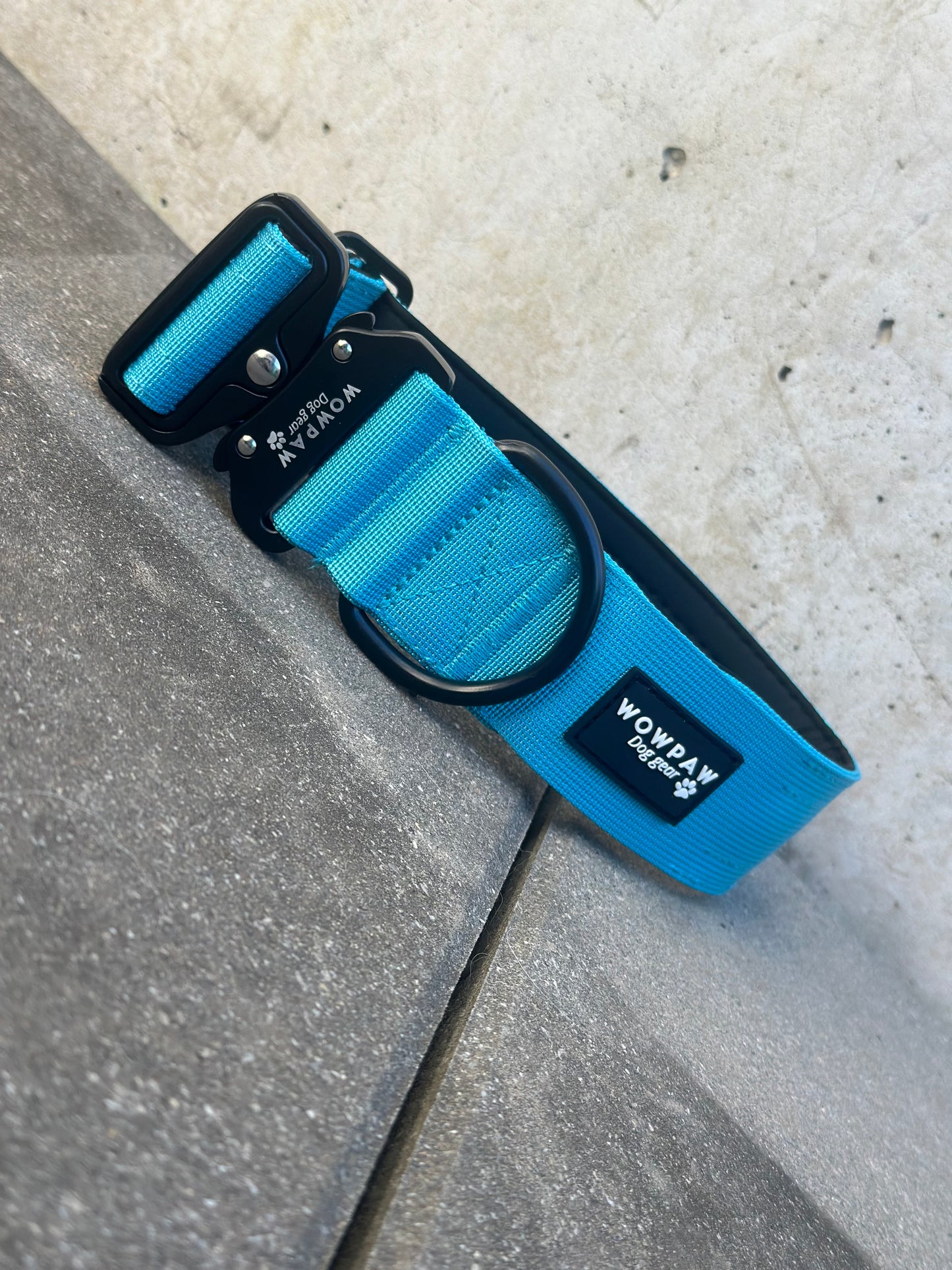 Obroża LED dla psa jasnoniebieska rozmiar M