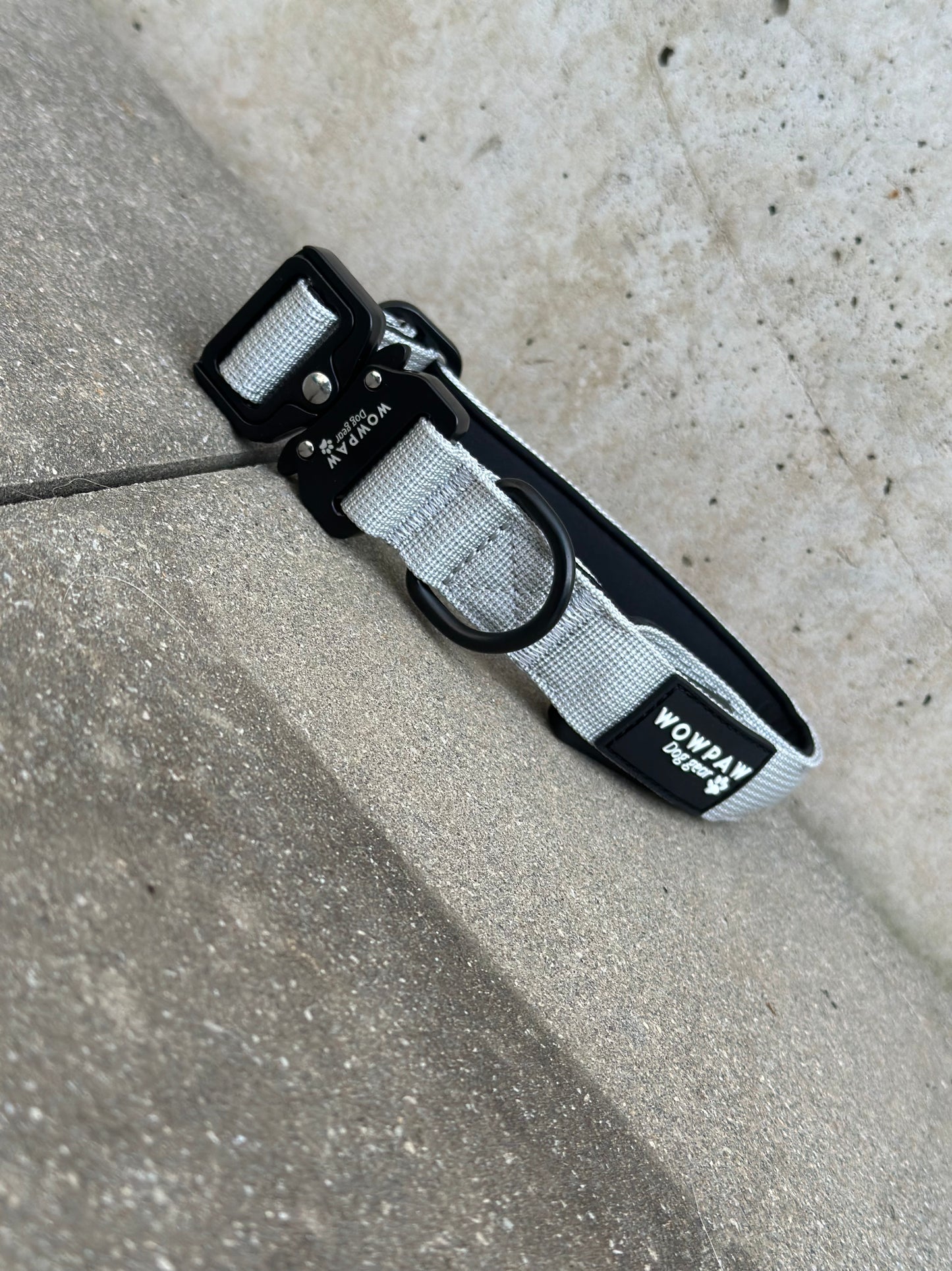 Obroża LED dla psa, szara, rozmiar XS, 2,5 cm, klasa B