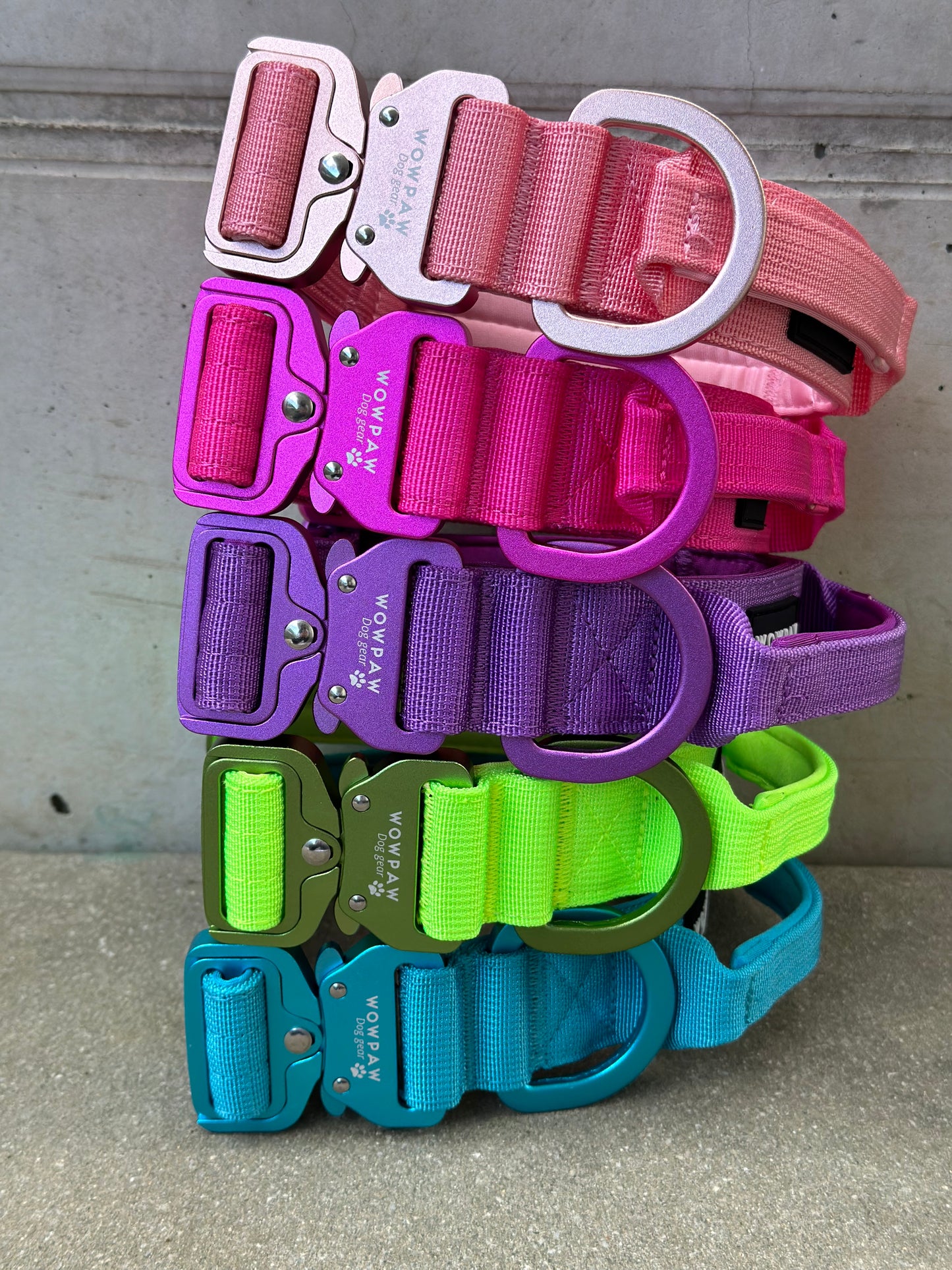 Taktisches Hundehalsband ULTRA LIGHT 3,8cm Lila Edition L