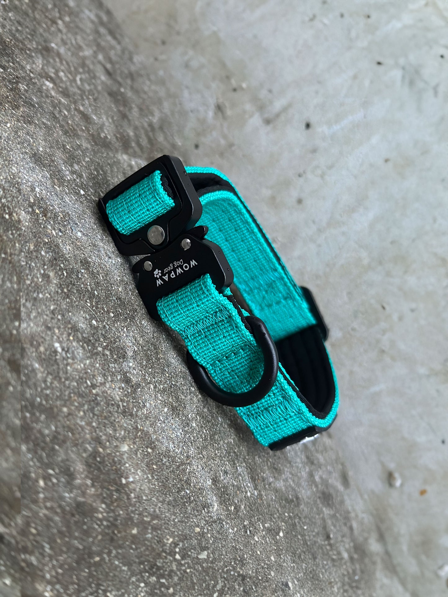 Obroża taktyczna dla psa ULTRA LIGHT Turquoise XS
