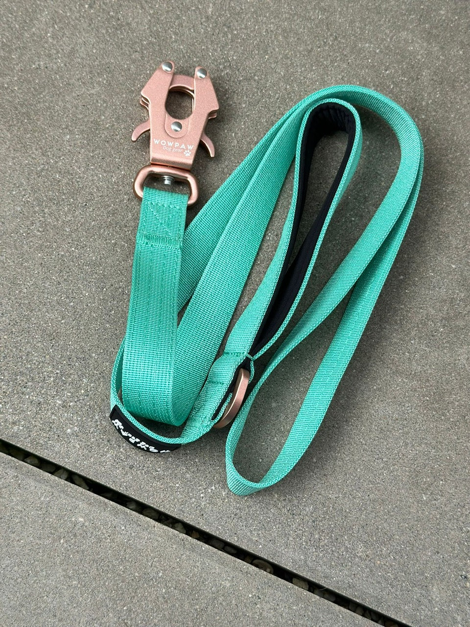 Taktyczna smycz dla psa z karabińczykiem żaba, obracana o 360°, długość 1,8 m, bordowa