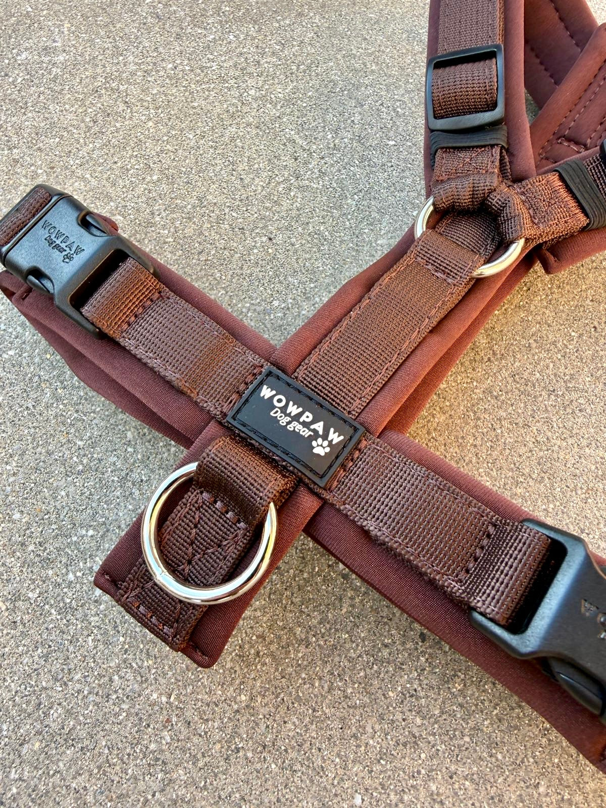 Wysokiej jakości szelki dla psa M Beżowe 