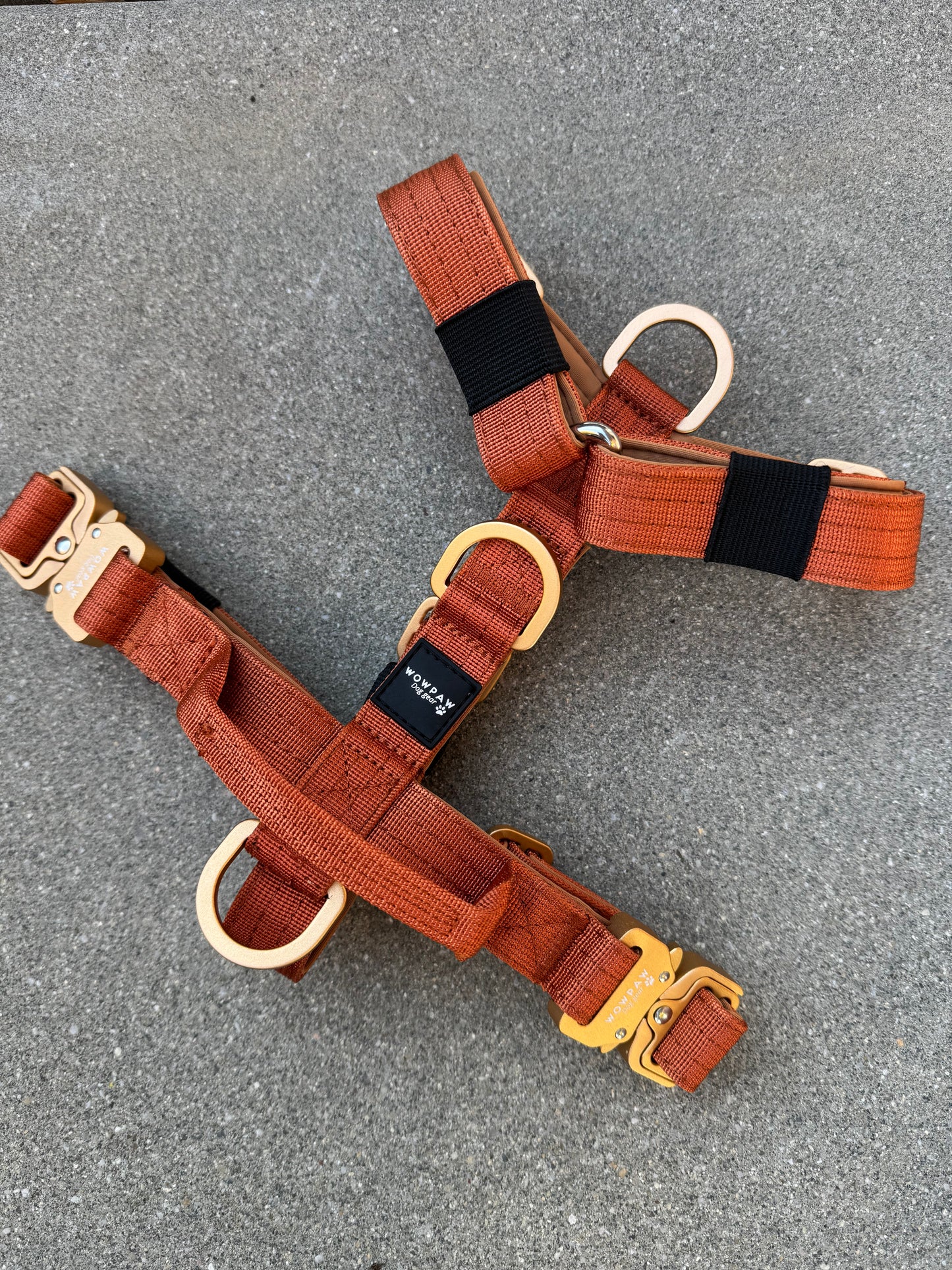 Wysokiej jakości szelki dla psa XS brązowe 