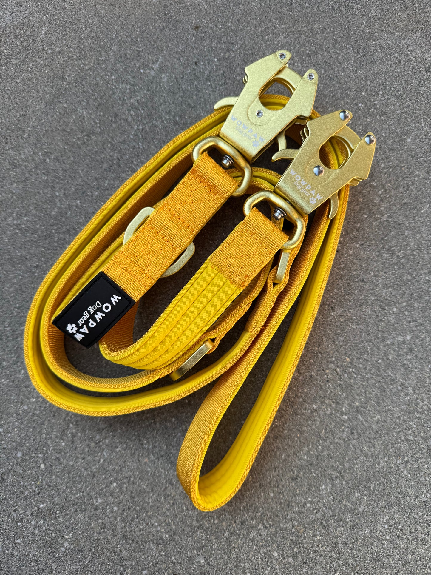 Guinzaglio tattico per cani con moschettone a rana, girevole a 360°, lunghezza 1,8 m, viola scuro