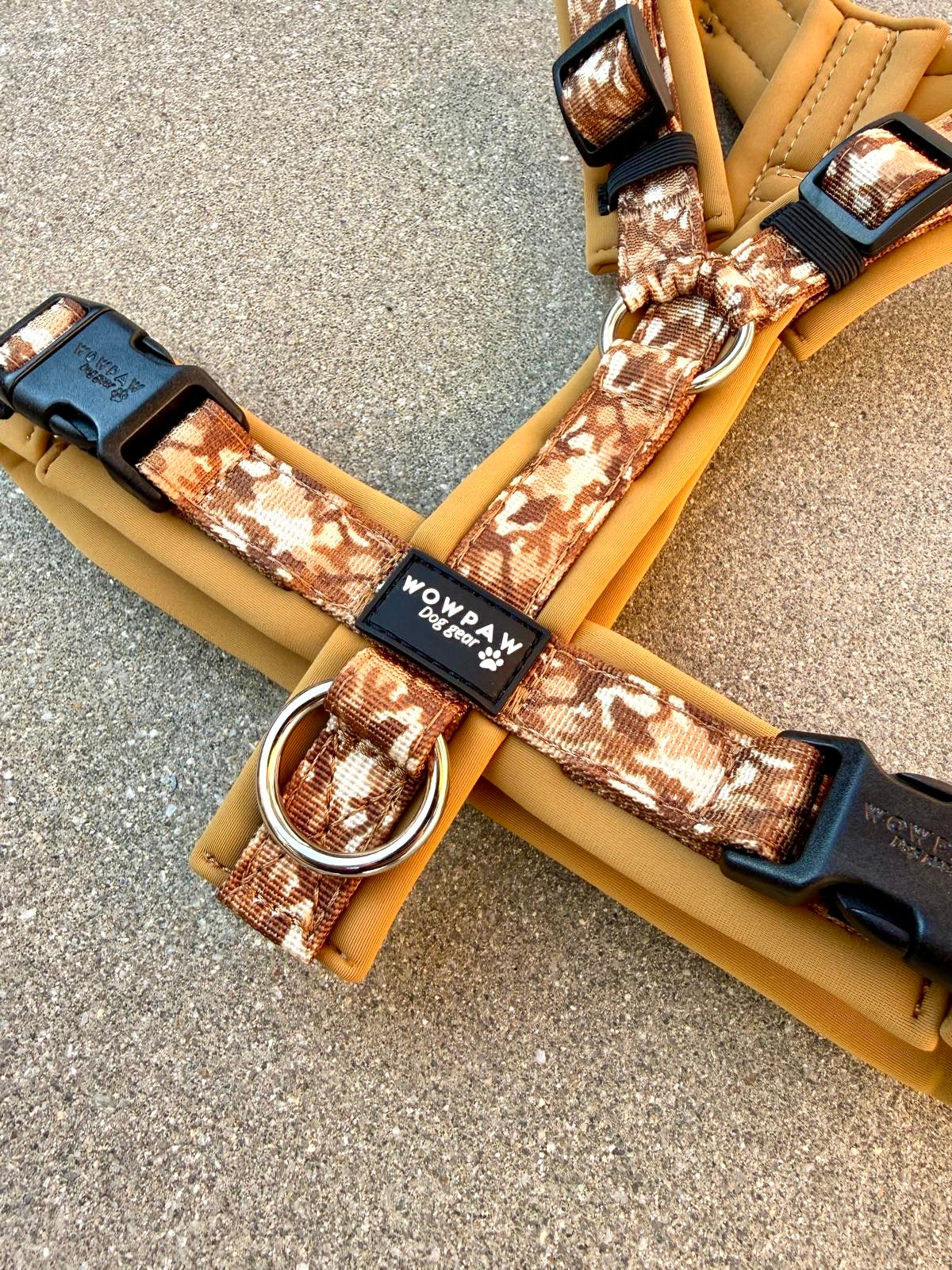 Wysokiej jakości szelki dla psa M Beżowe 