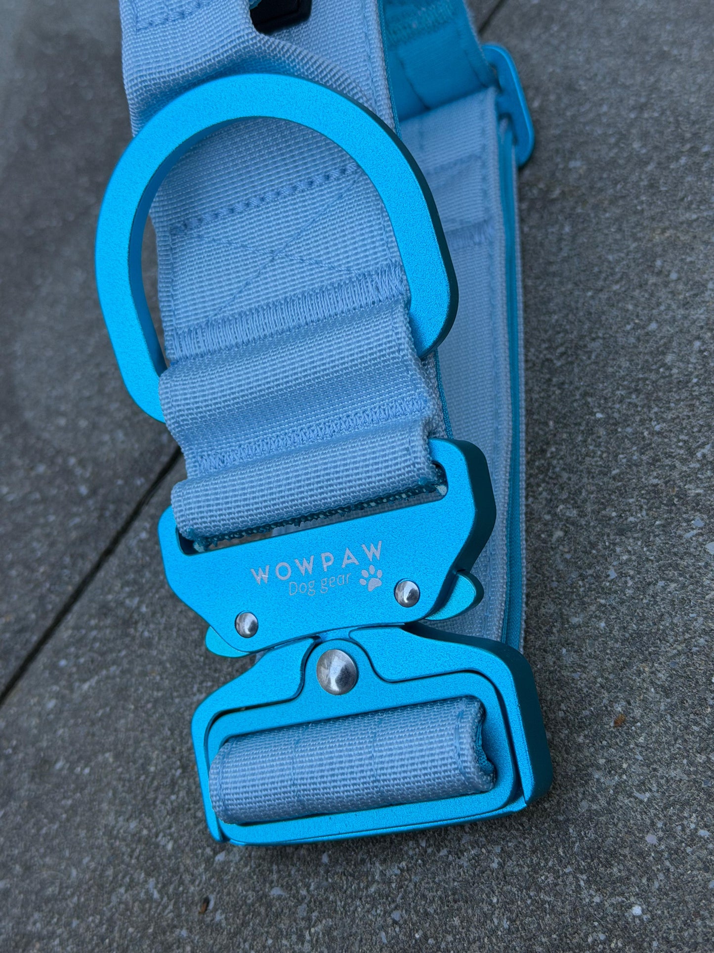 Obroża taktyczna dla psa ULTRA LIGHT Sky Blue Edition S