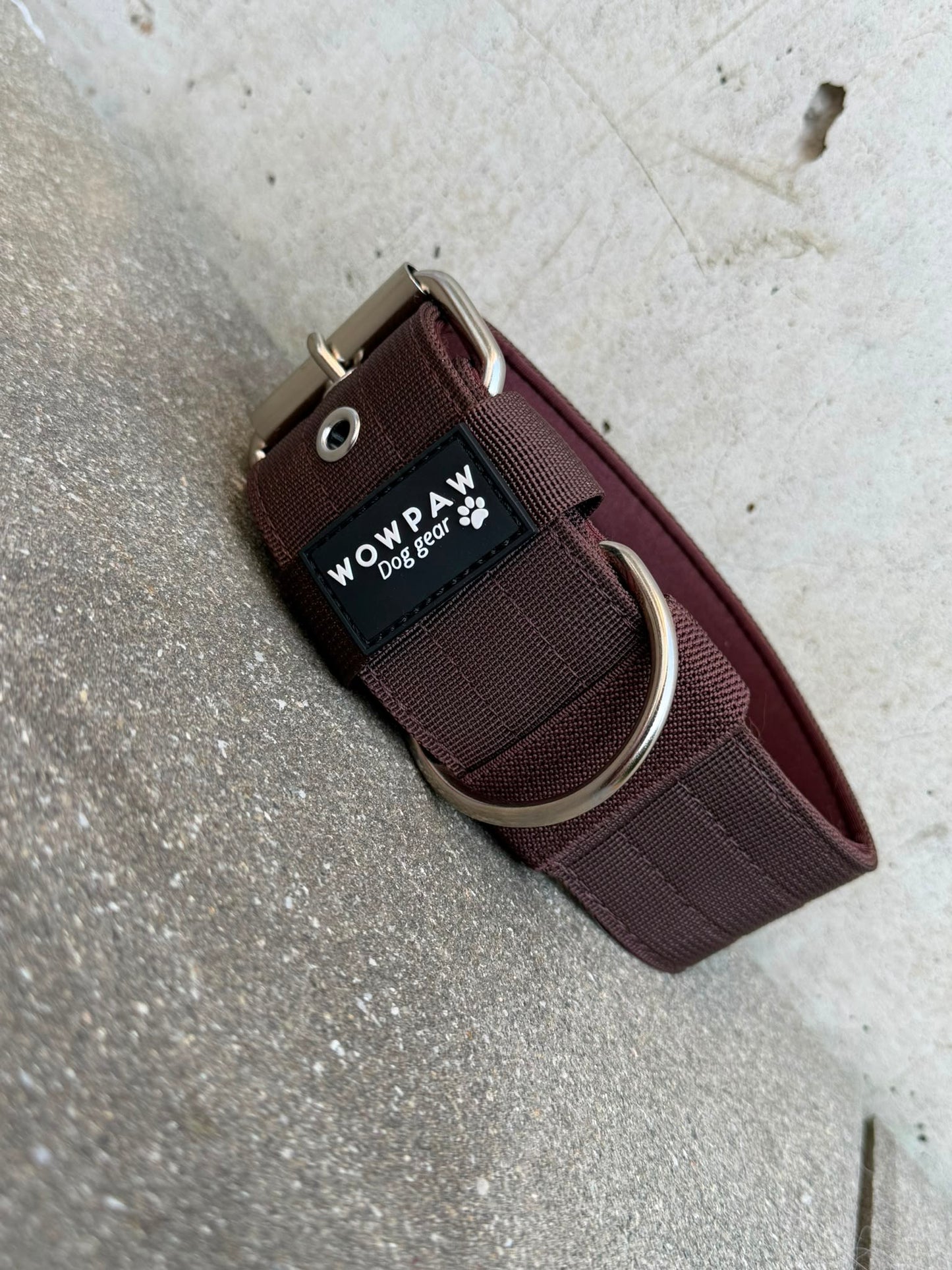 Wysokiej jakości podstawowa obroża dla psa Neonowy pomarańcz Rozmiar M