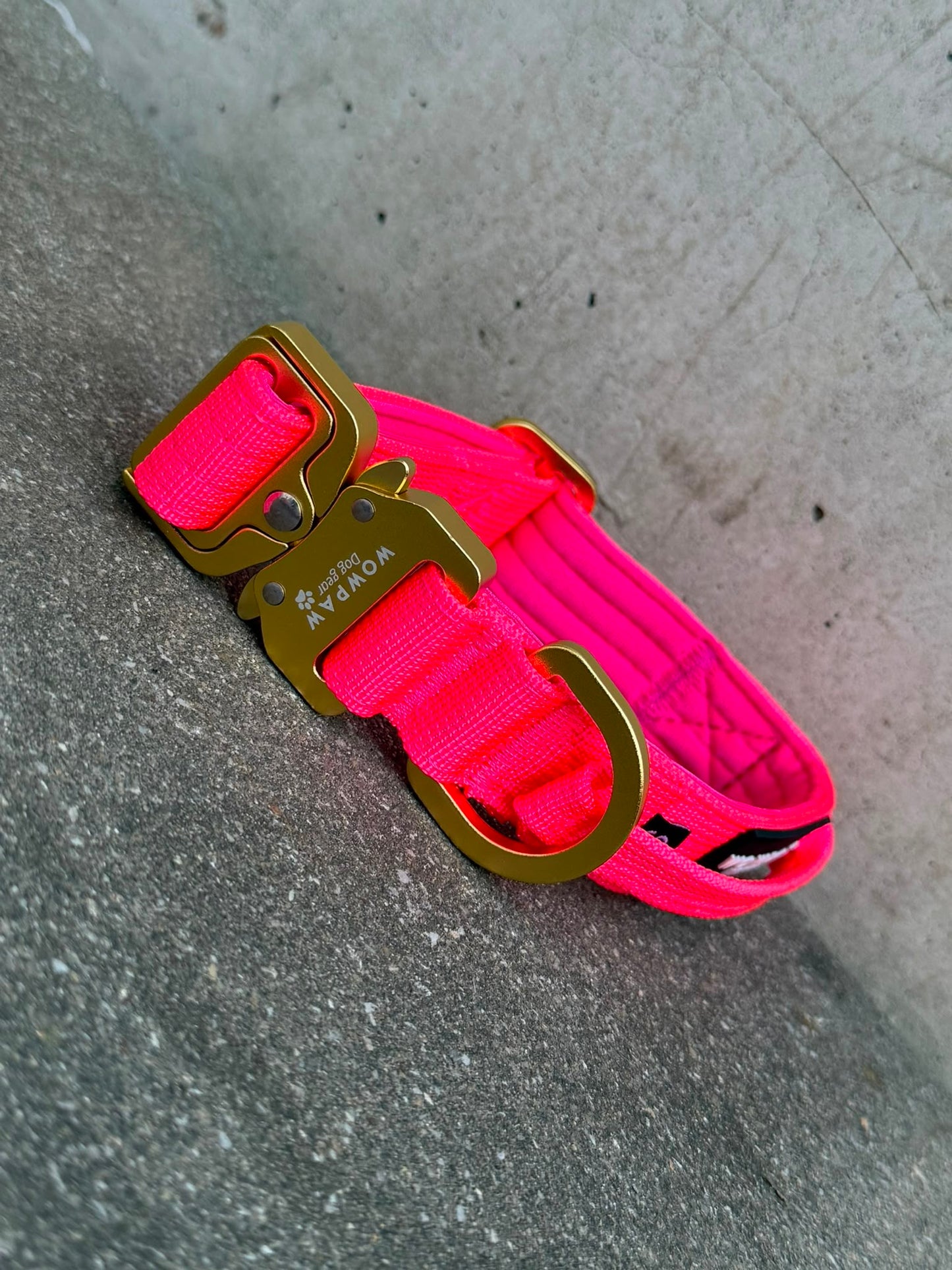 Taktyczna obroża dla psa XS 2,5 cm, edycja Neonpink