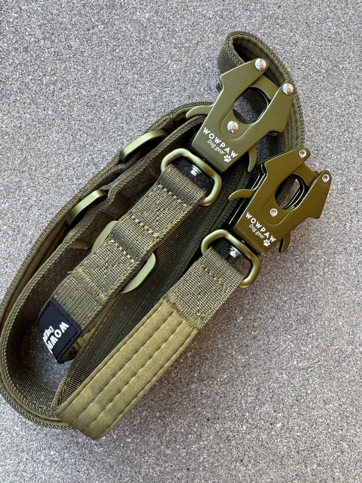 Smycz taktyczna dla psa ULTRA LIGHT Sky Blue Edition, długość 2m regulowana