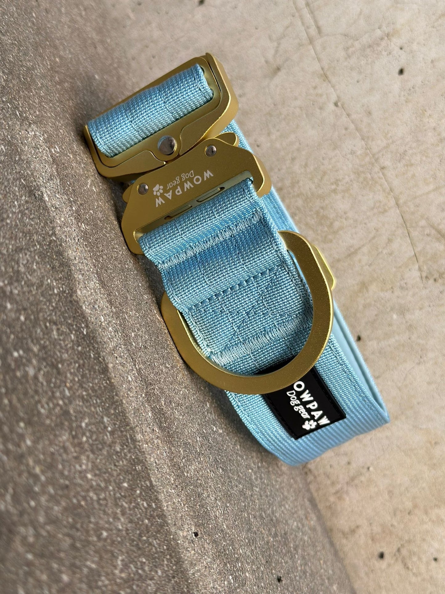 Obroża taktyczna dla psa ULTRA LIGHT Sky Blue Edition M