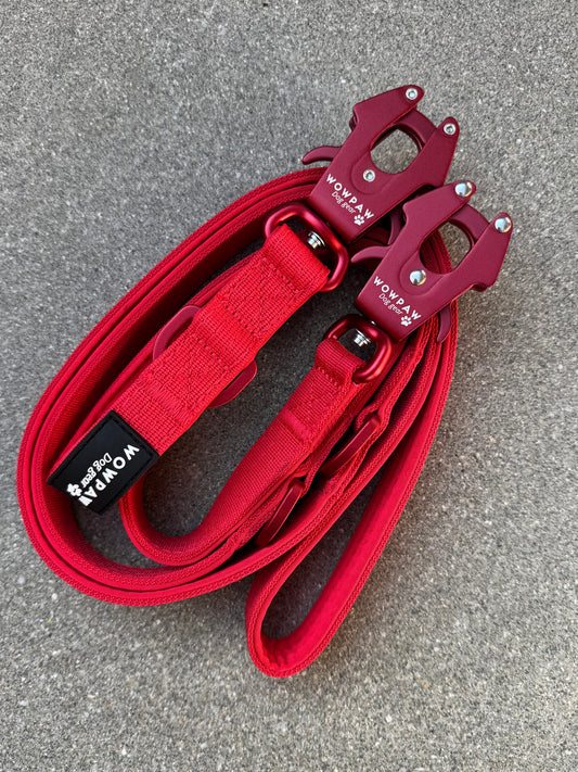 Smycz taktyczna dla psa ULTRA LIGHT Sky Blue Edition, długość 2m regulowana