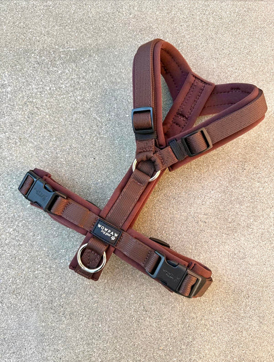 Wysokiej jakości szelki dla psa M Beżowe 