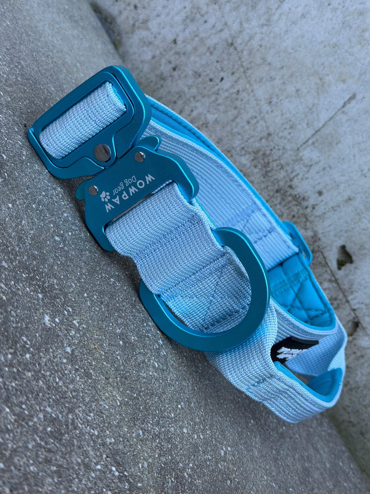 Obroża taktyczna dla psa ULTRA LIGHT Sky Blue Edition S