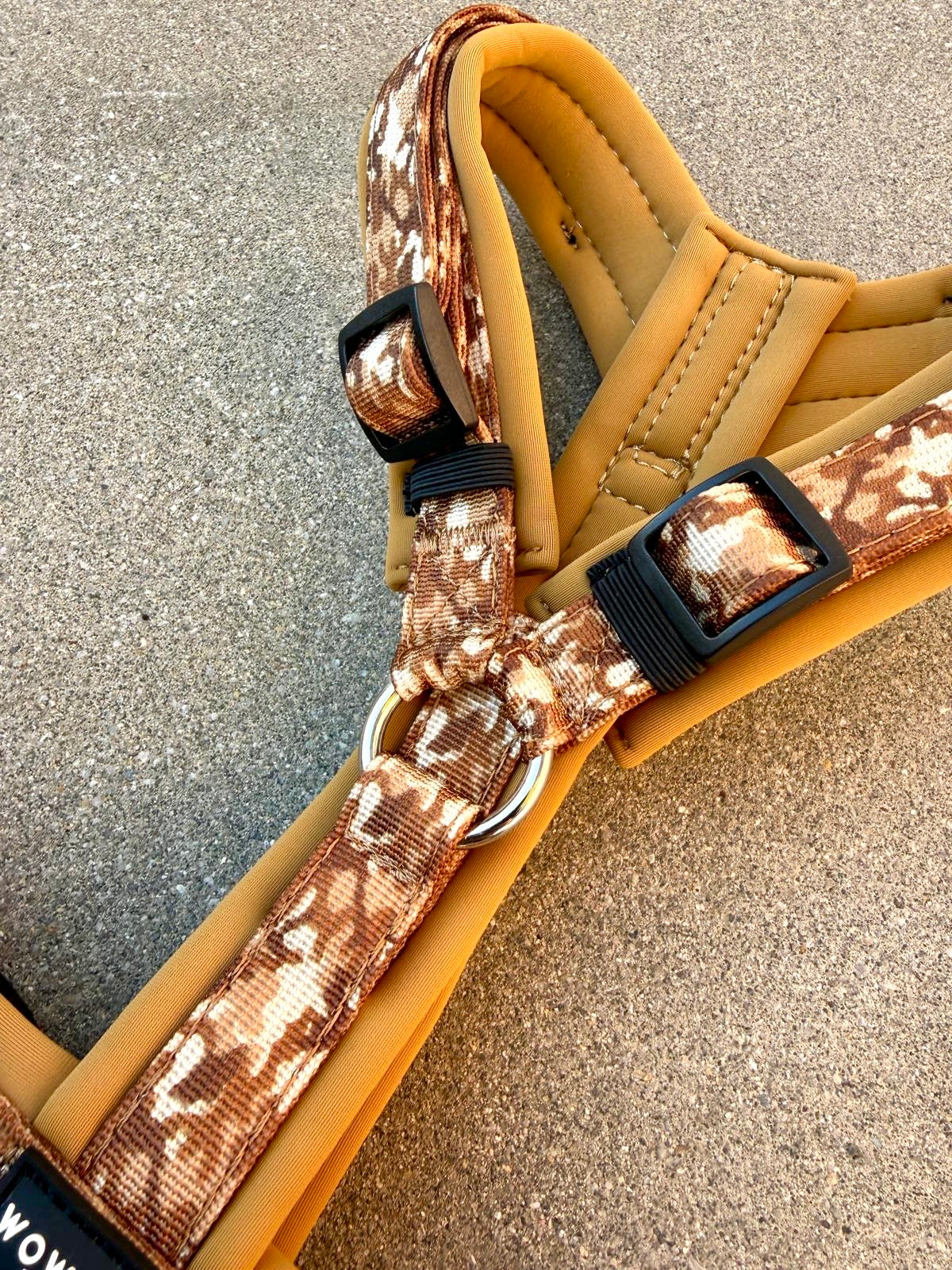 Wysokiej jakości szelki dla psa M Beżowe 